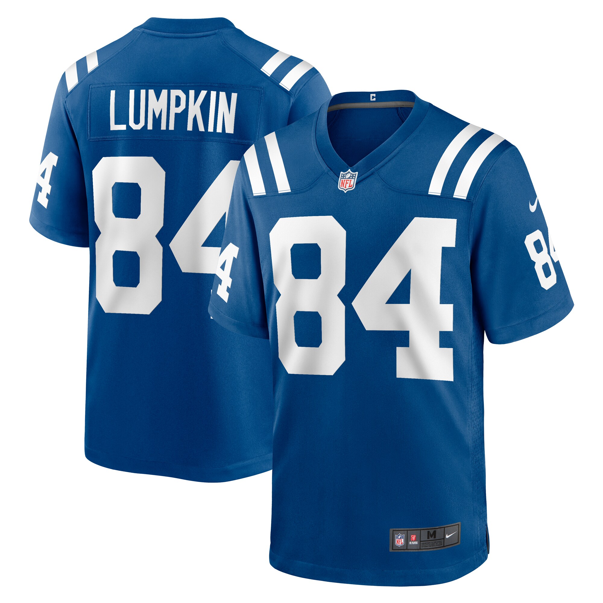 Men's Indianapolis Colts Johnny Lumpkin Royal Team Game Jersey JS9859 nicesnker