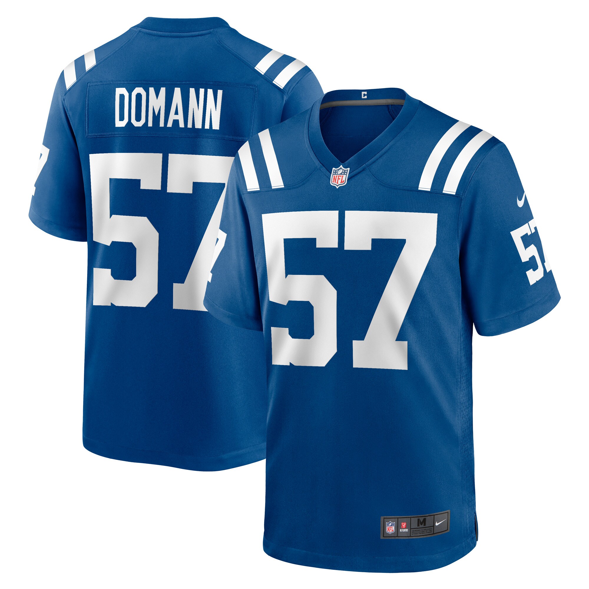 Men's Indianapolis Colts JoJo Domann Royal Game Player Jersey JS5563 nicesnker