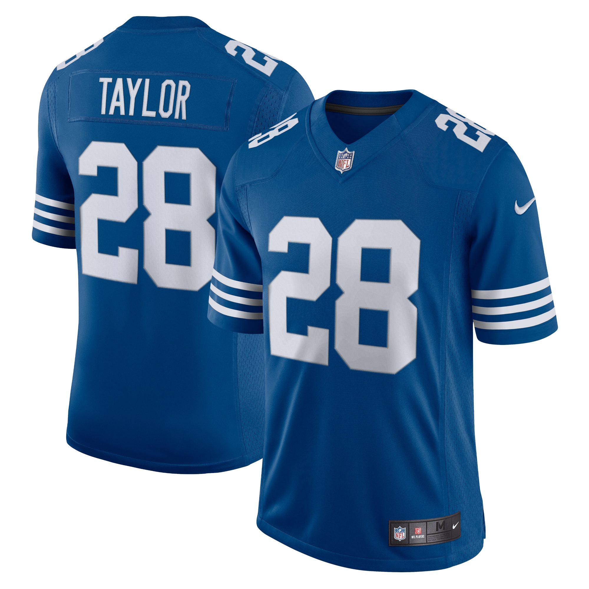 Men's Indianapolis Colts Jonathan Taylor Royal Alternate Vapor Limited Jersey JS1329 nicesnker