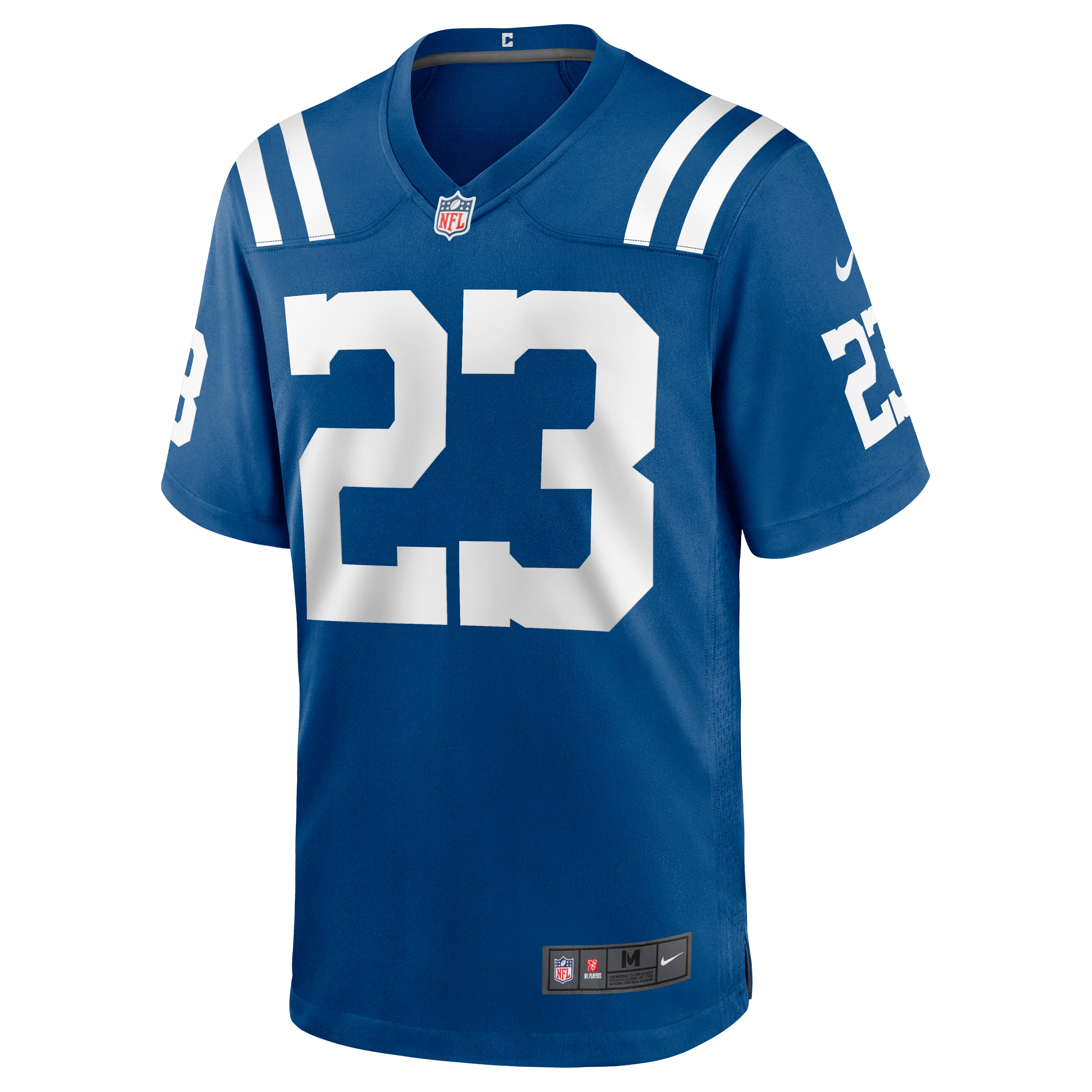 Alternative view of Men's Indianapolis Colts Kenny Moore II Royal Game Jersey JS2258 nicesnker