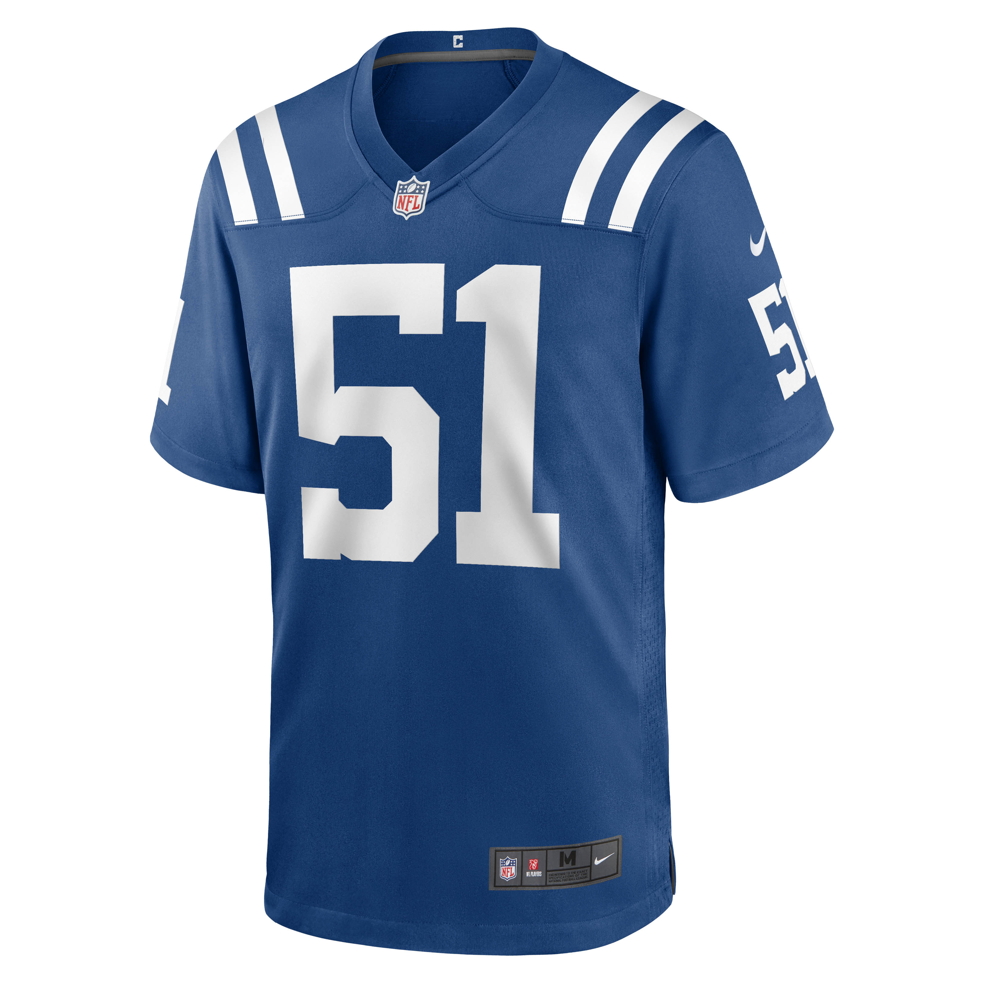 Alternative view of Men's Indianapolis Colts Kwity Paye Royal Game Jersey JS2063 nicesnker