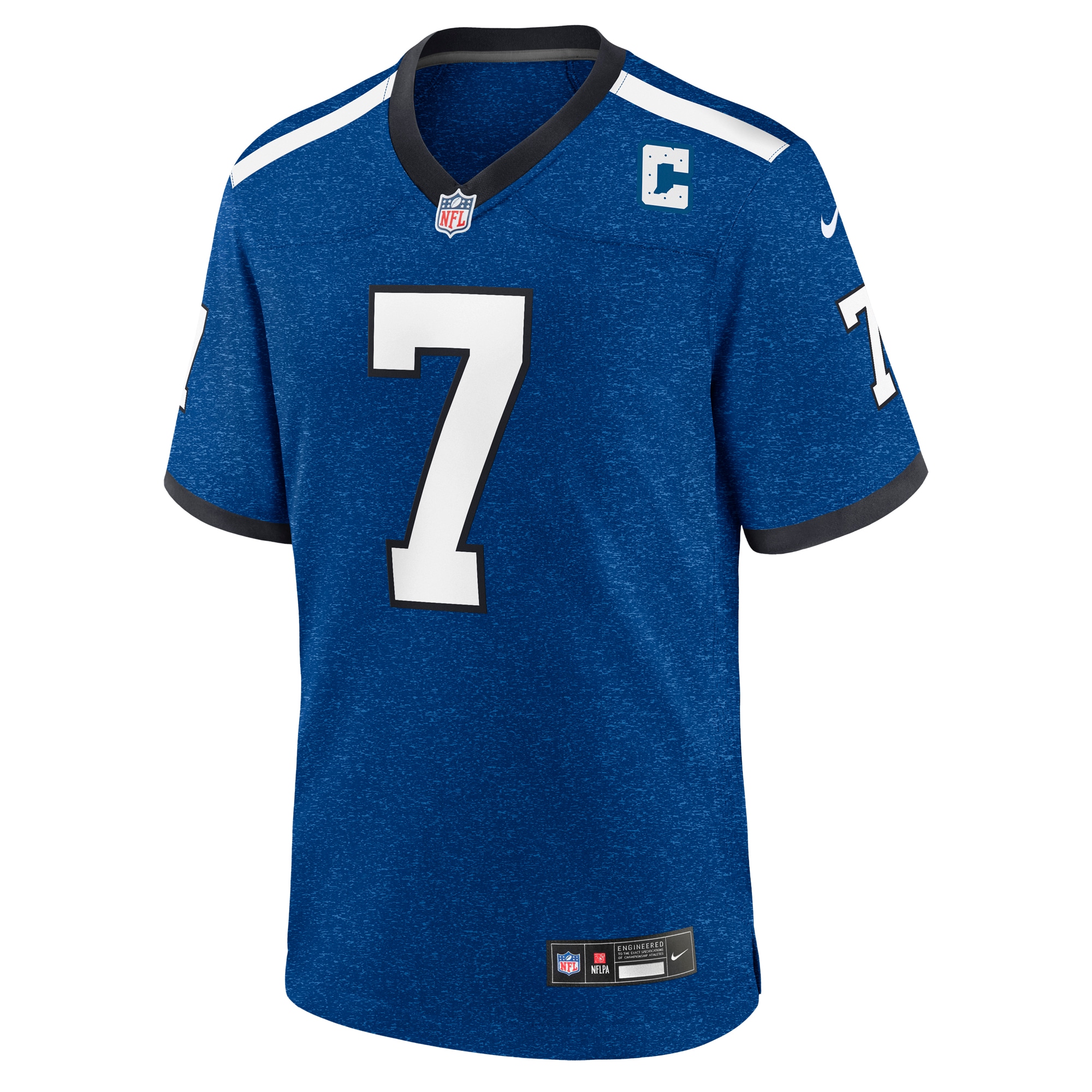 Alternative view of Men's Indianapolis Colts Matt Gay Royal Indiana Nights Alternate Game Jersey JS8232 nicesnker