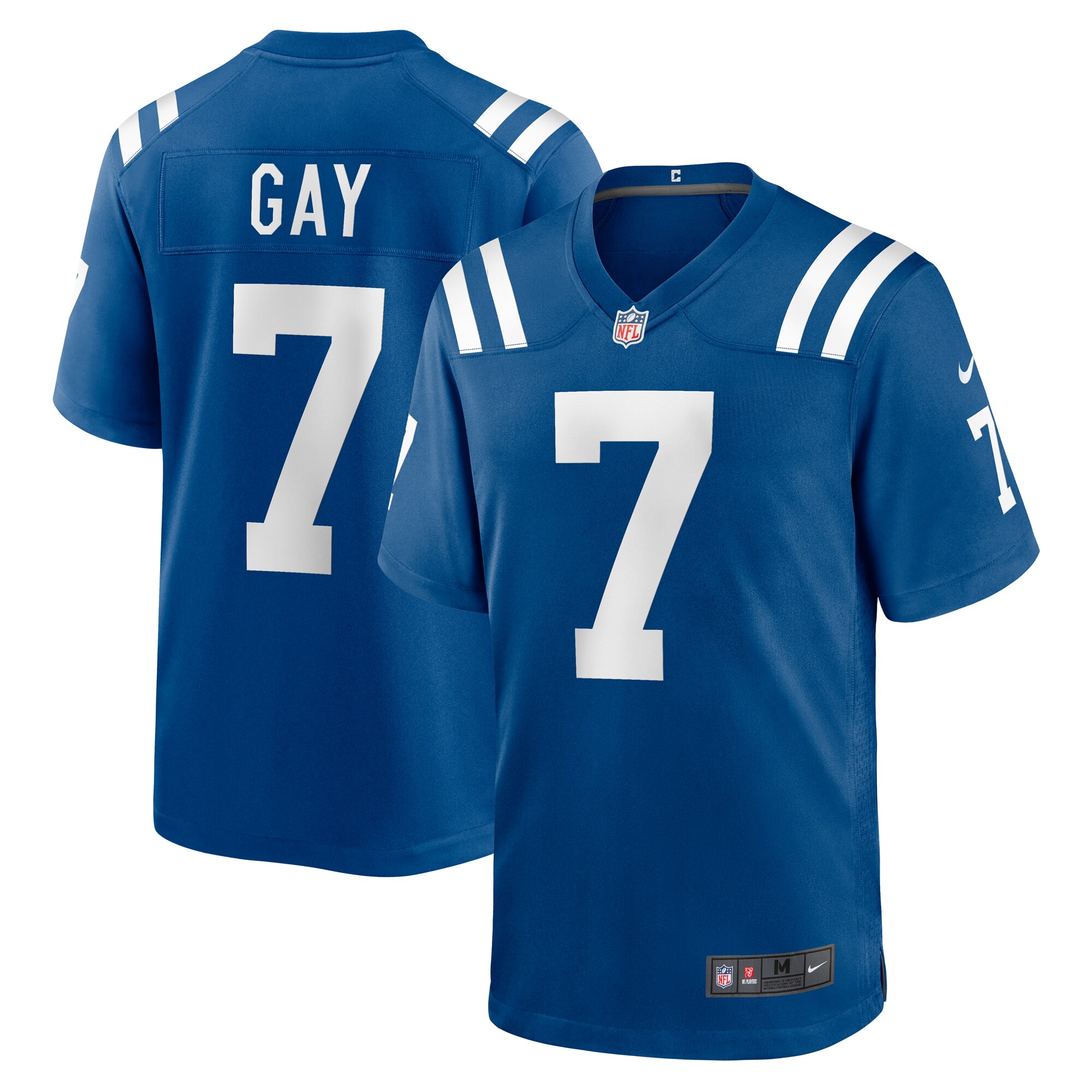 Men's Indianapolis Colts Matt Gay Royal Team Game Jersey JS3132 nicesnker