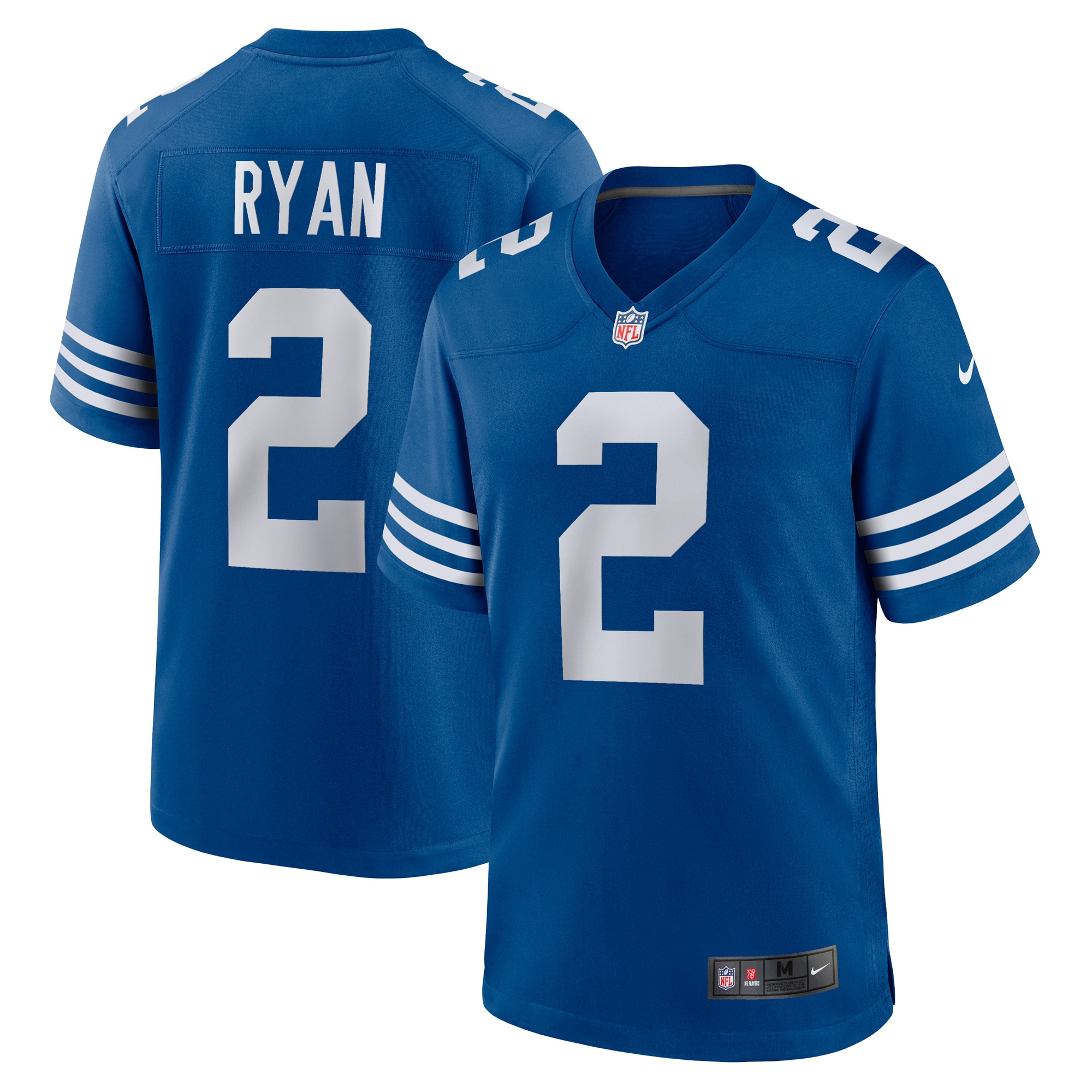Men's Indianapolis Colts Matt Ryan Royal Alternate Game Jersey JS5071 nicesnker