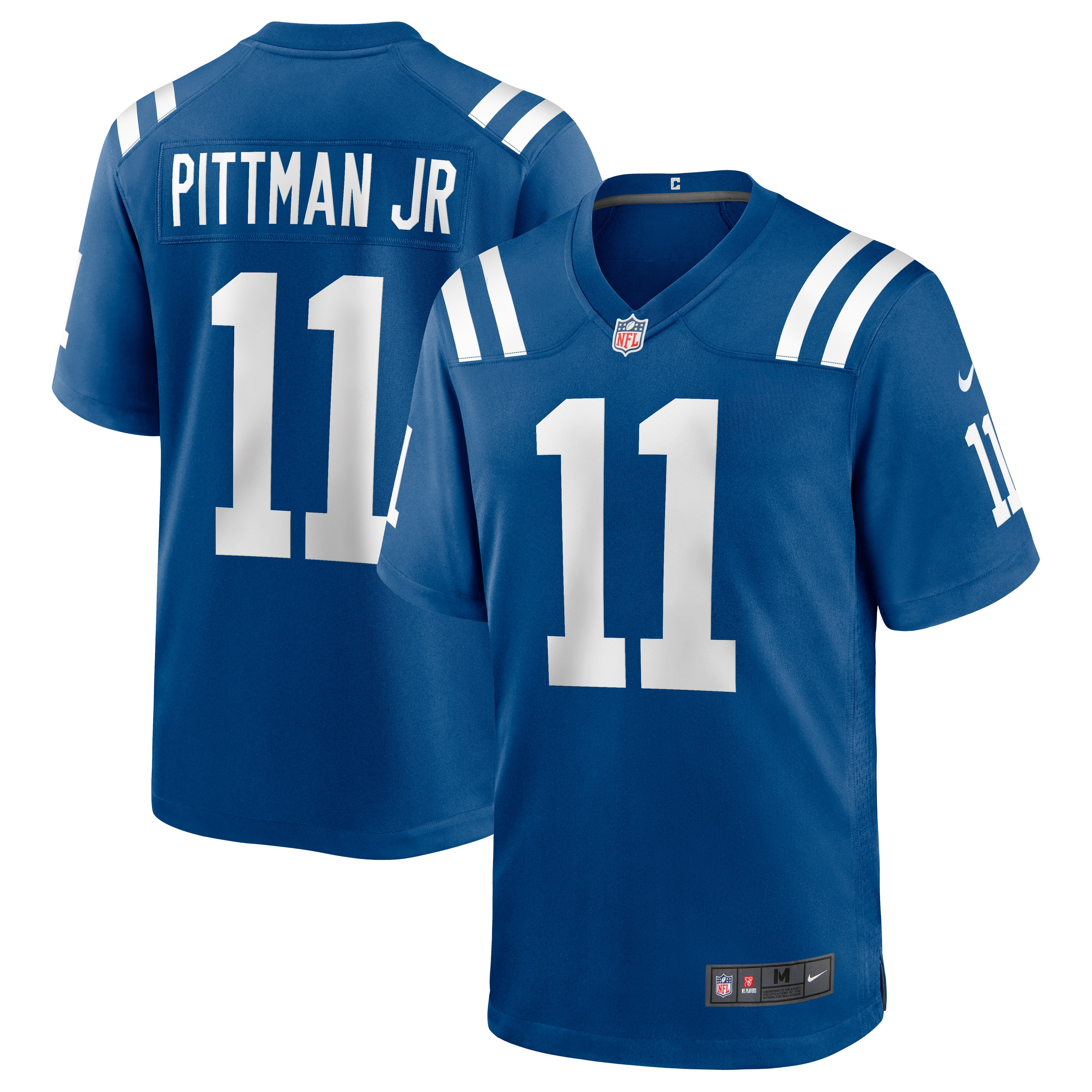 Men's Indianapolis Colts Michael Pittman Jr. Royal Game Player Jersey JS9399 nicesnker