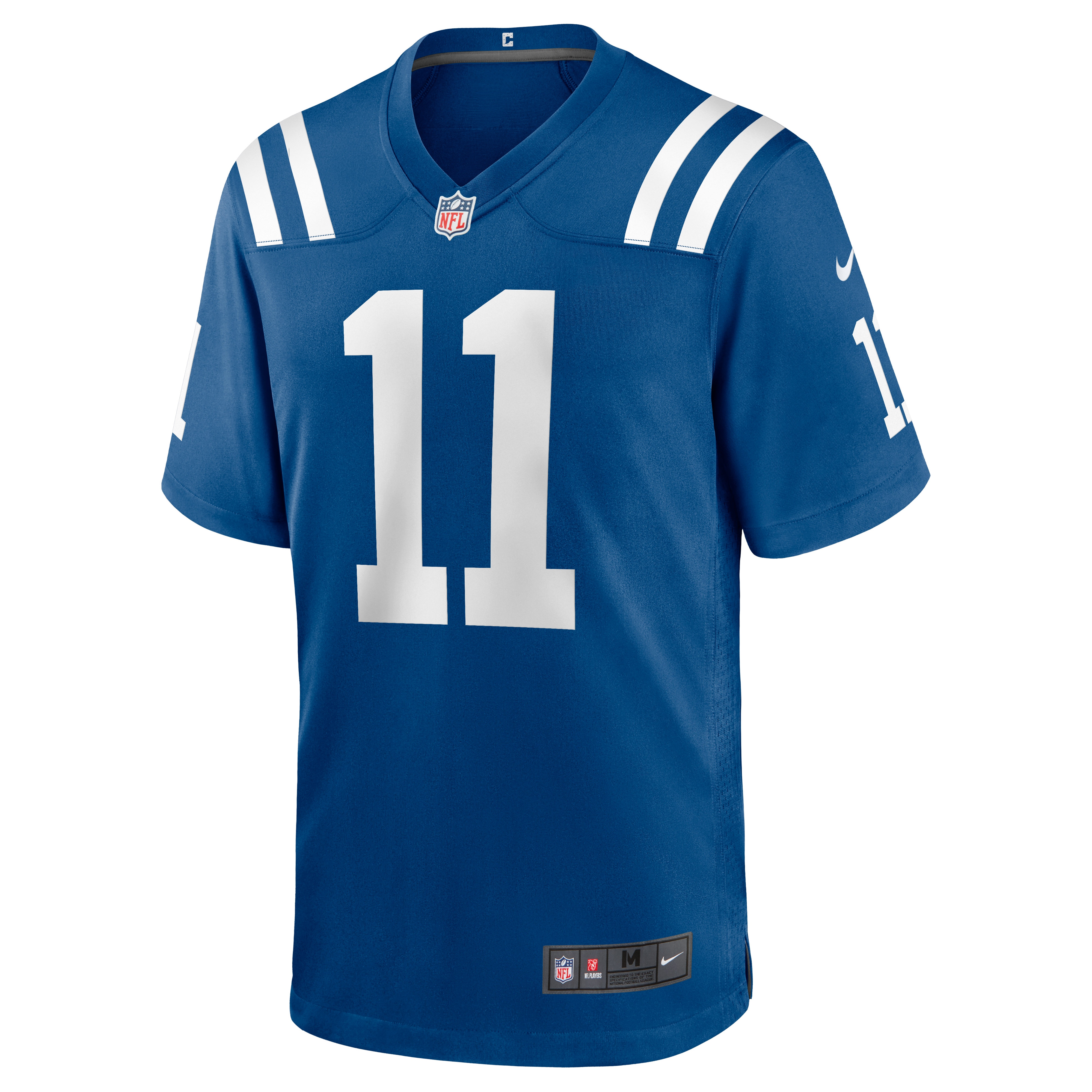 Alternative view of Men's Indianapolis Colts Michael Pittman Jr. Royal Game Player Jersey JS9399 nicesnker