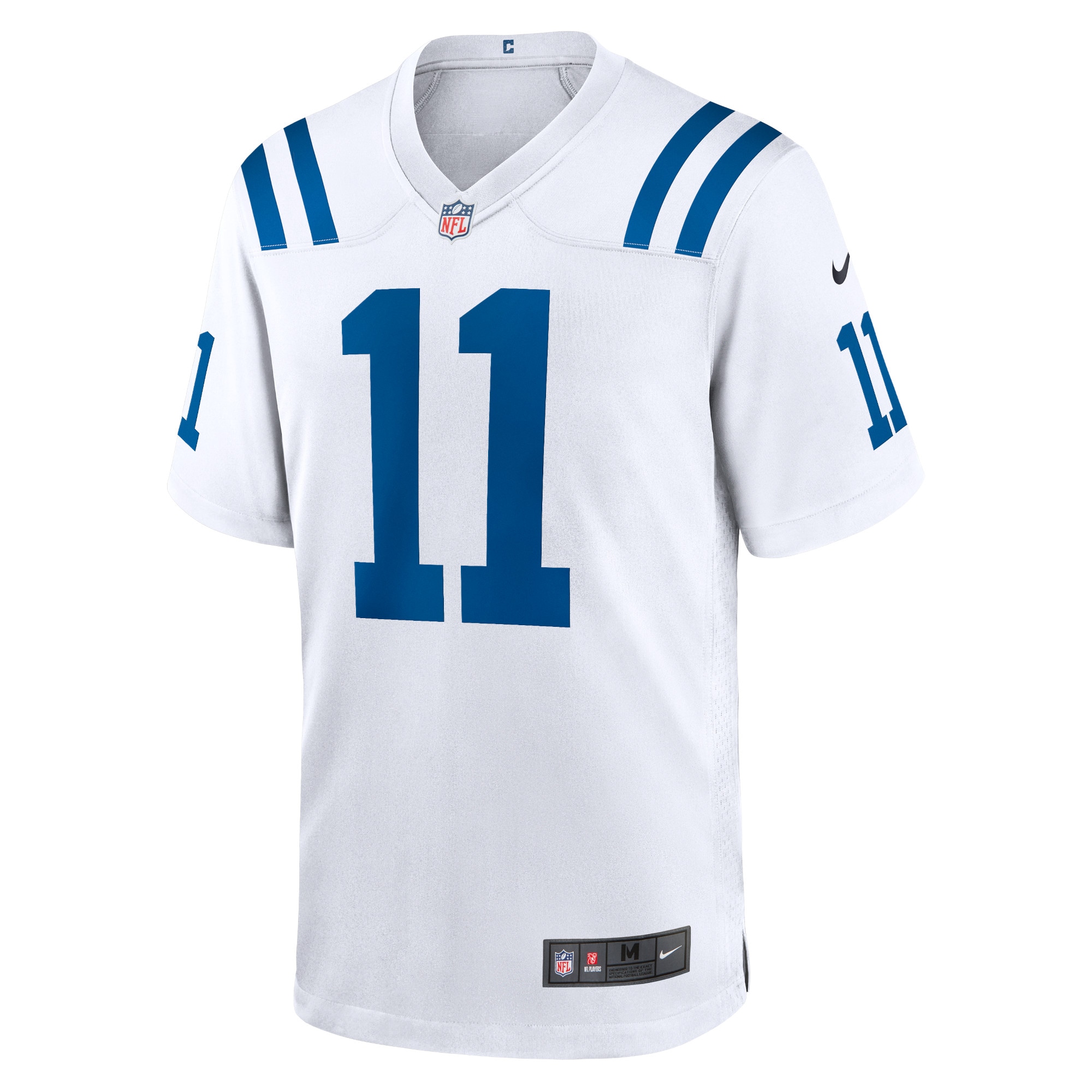 Alternative view of Men's Indianapolis Colts Michael Pittman Jr. White Game Jersey JS4420 nicesnker