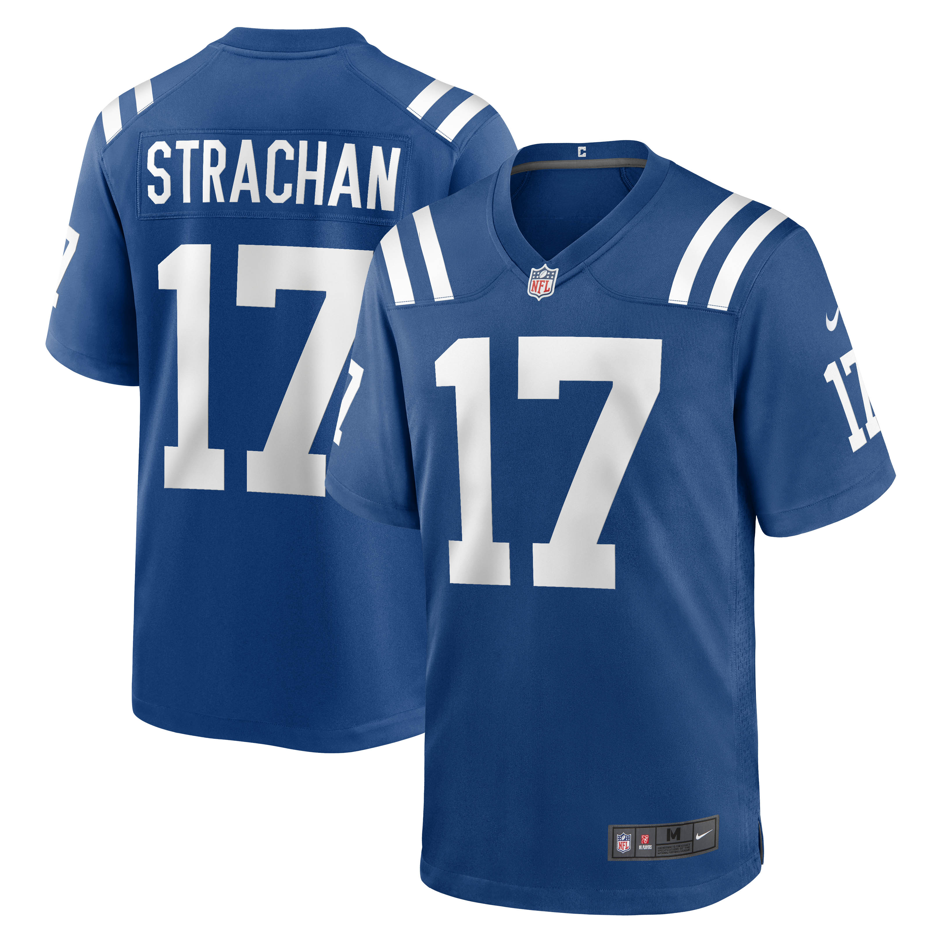 Men's Indianapolis Colts Mike Strachan Royal Game Jersey JS4014 nicesnker