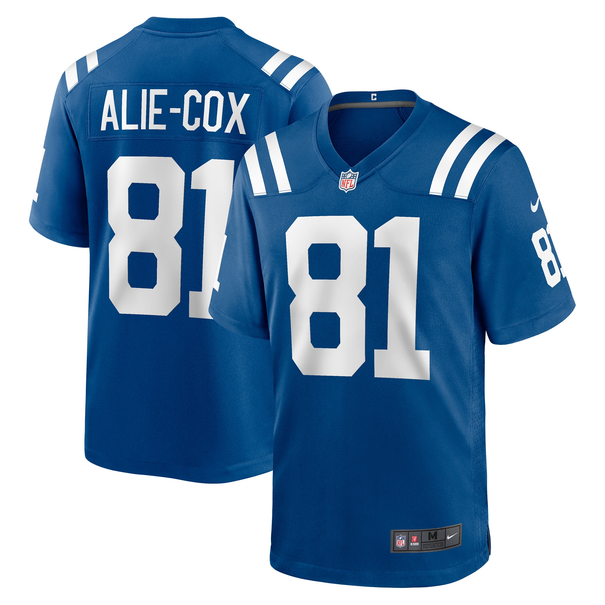 Men's Indianapolis Colts Mo Alie-Cox Royal Team Game Jersey JS1283 nicesnker