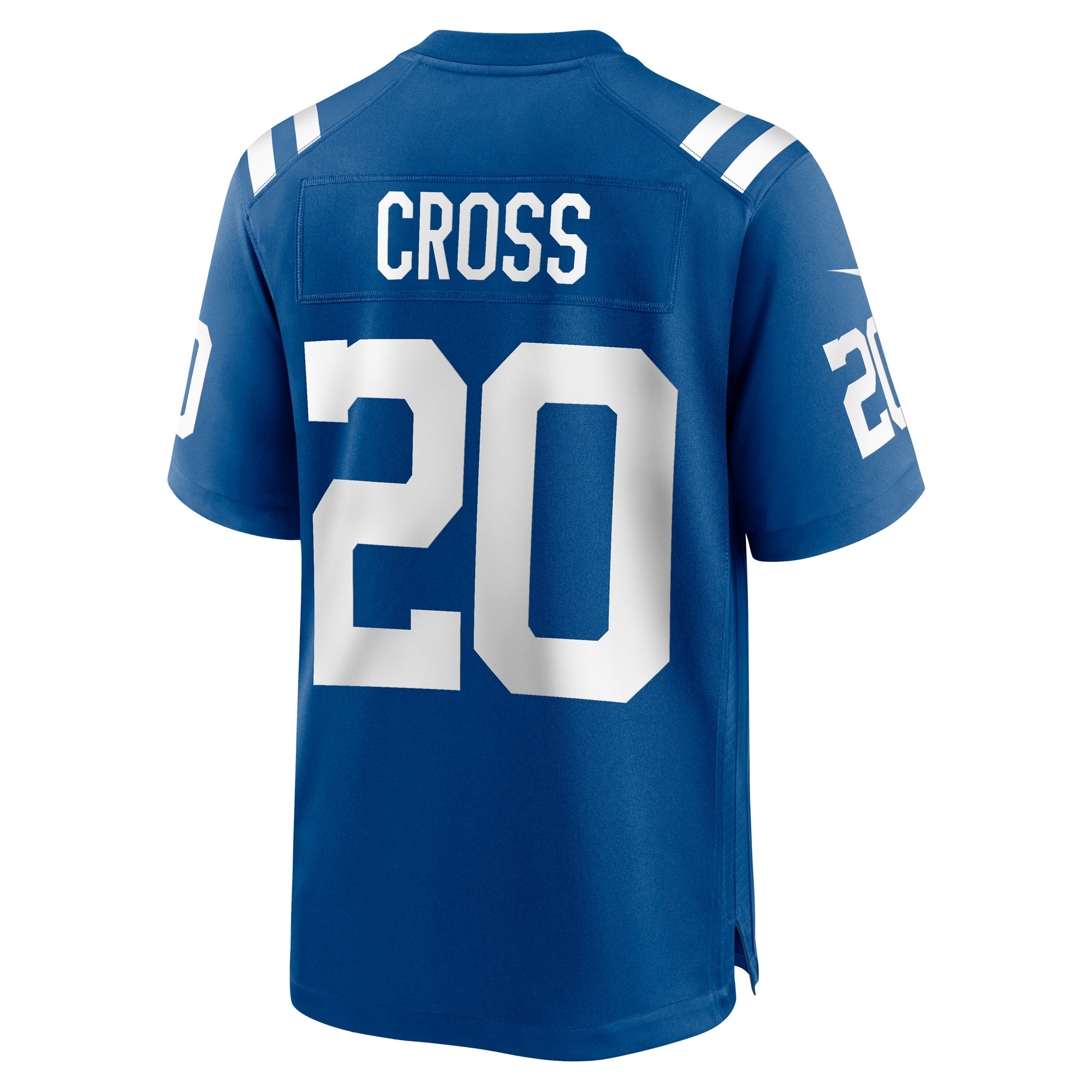 Alternative view of Men's Indianapolis Colts Nick Cross Royal Player Game Jersey JS8671 nicesnker