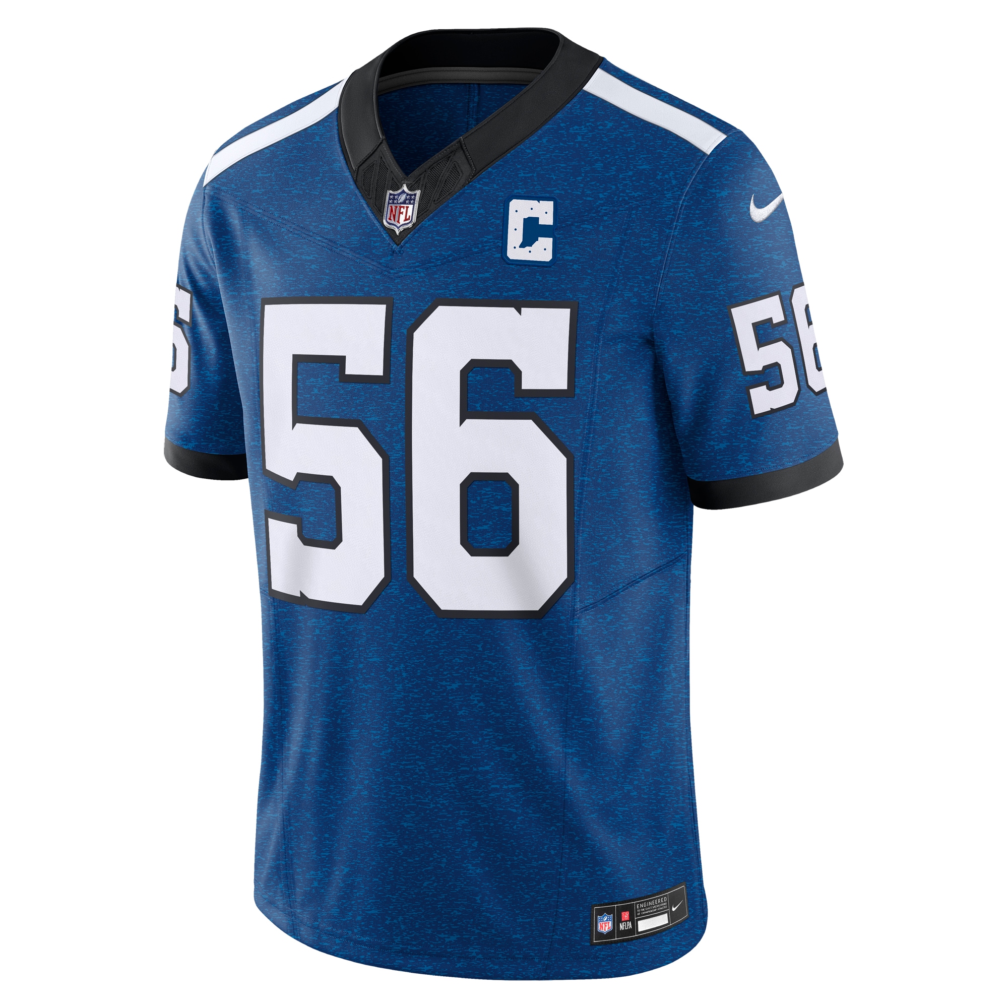 Alternative view of Men's Indianapolis Colts Quenton Nelson Blue Vapor F.U.S.E. Limited Jersey JS9476 nicesnker