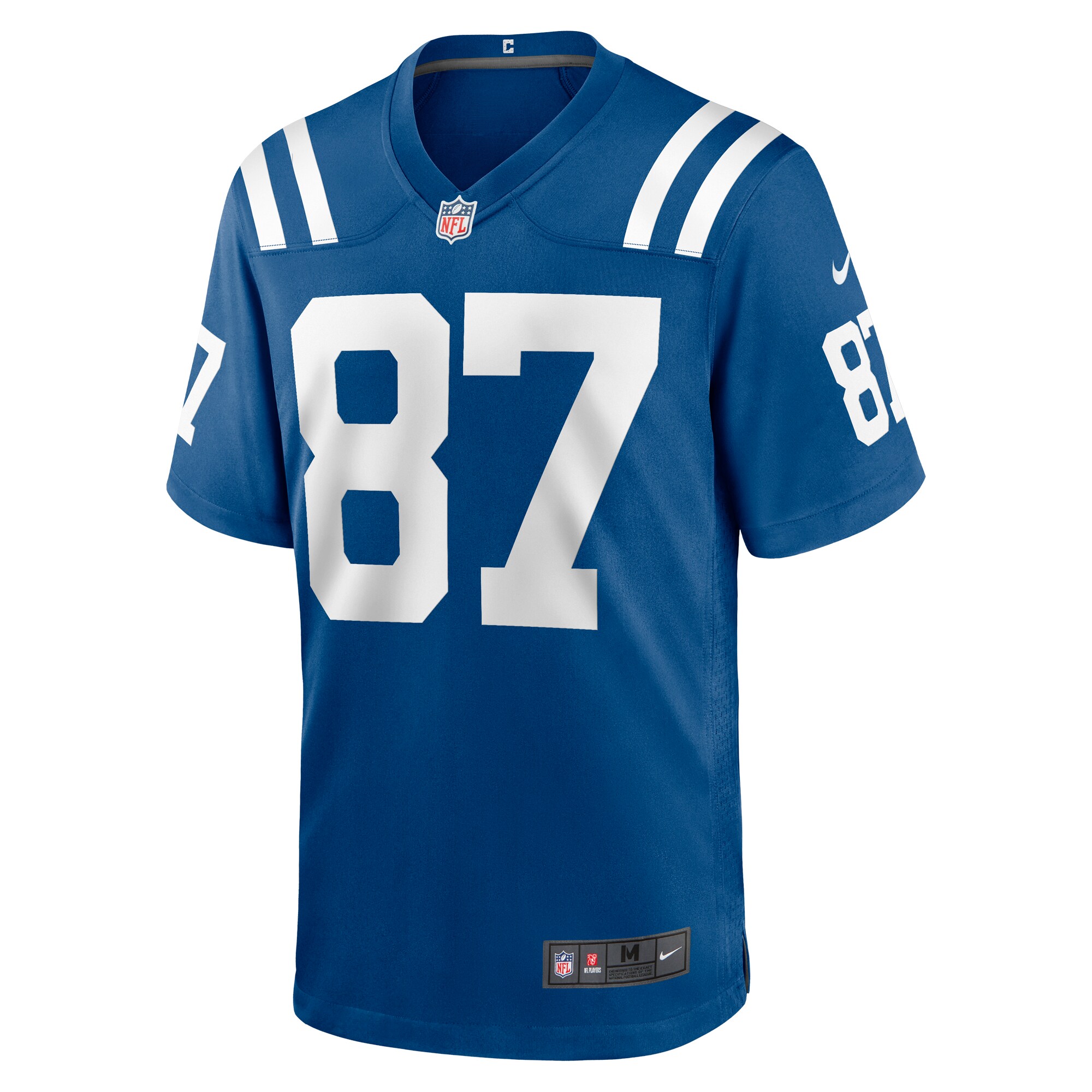 Alternative view of Men's Indianapolis Colts Reggie Wayne Royal Retired Player Game Jersey JS2646 nicesnker