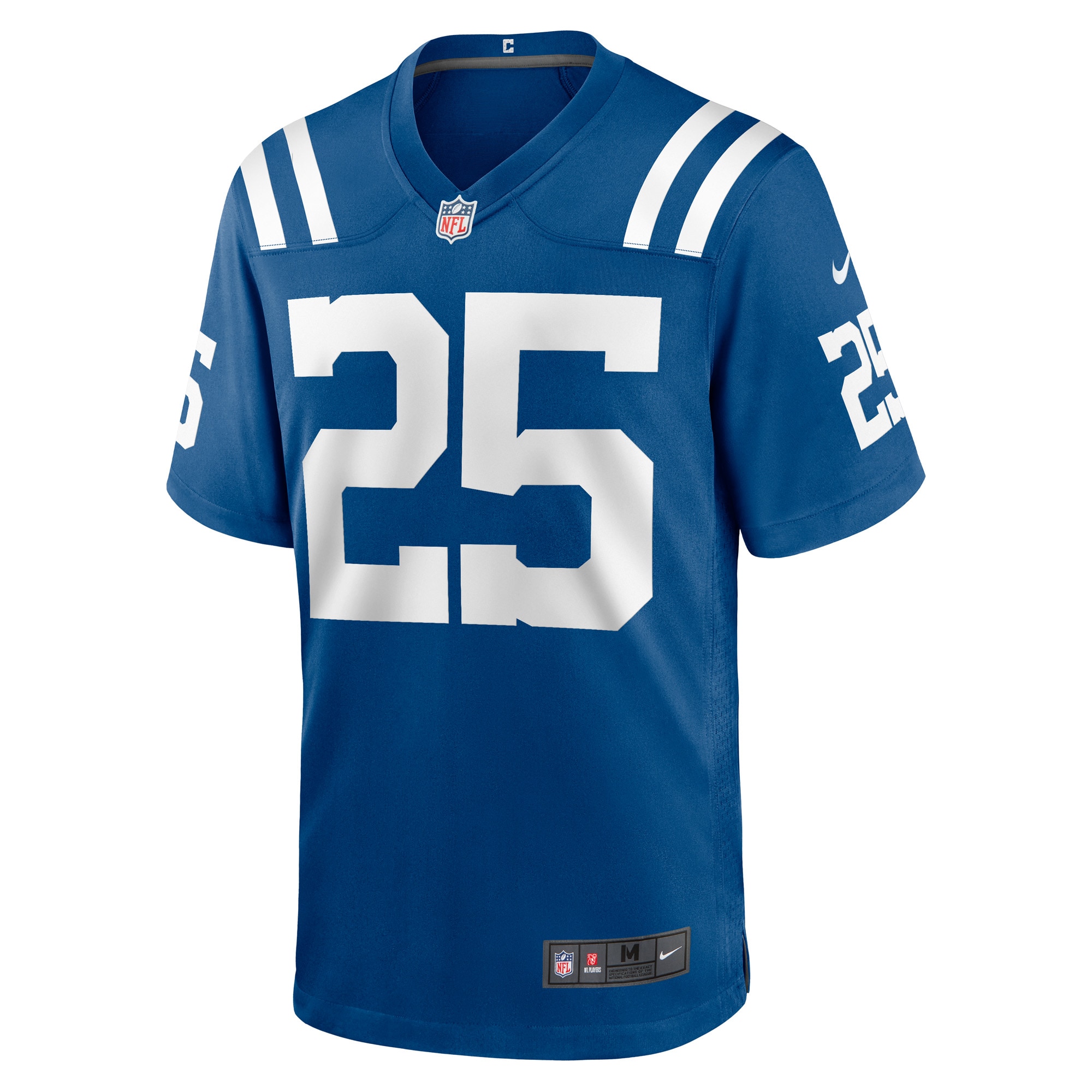 Alternative view of Men's Indianapolis Colts Rodney Thomas Royal Player Game Jersey JS2005 nicesnker