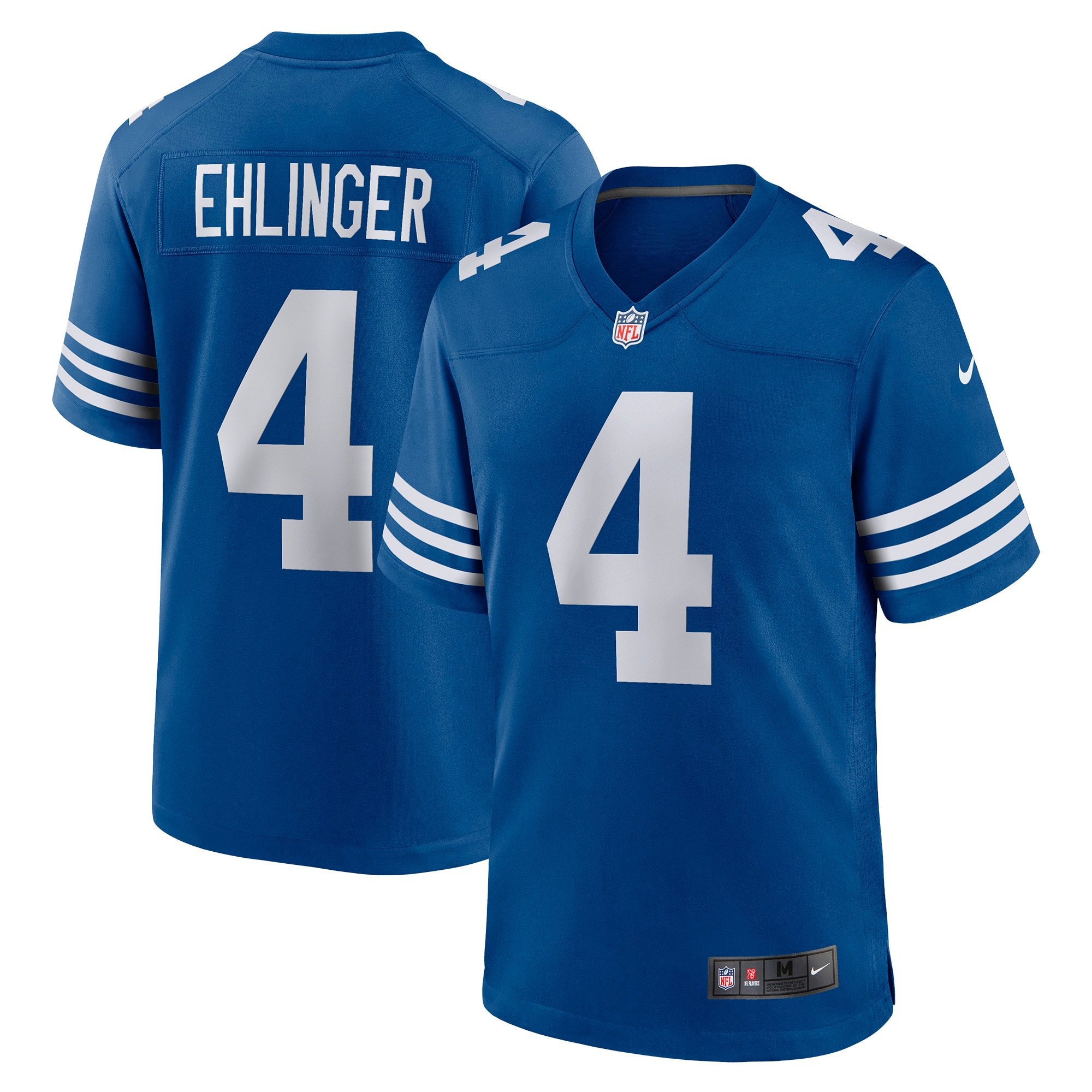 Men's Indianapolis Colts Sam Ehlinger Blue Game Player Jersey JS8792 nicesnker