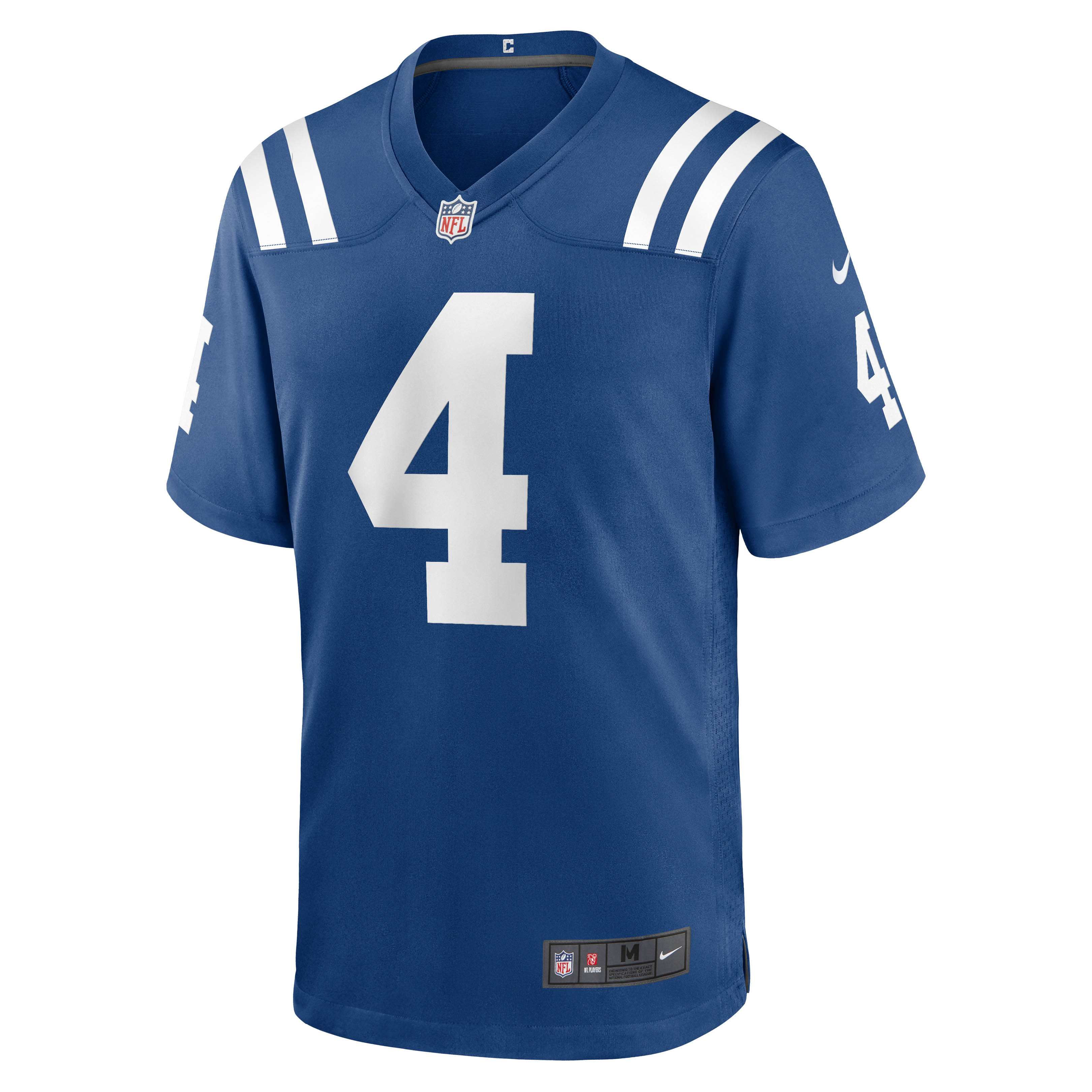 Alternative view of Men's Indianapolis Colts Sam Ehlinger Royal Game Jersey JS4304 nicesnker