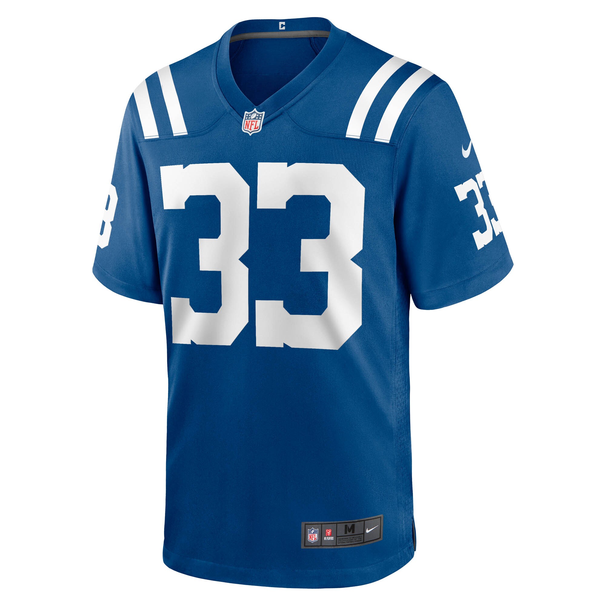 Alternative view of Men's Indianapolis Colts Samuel Womack III Royal Game Jersey JS9644 nicesnker
