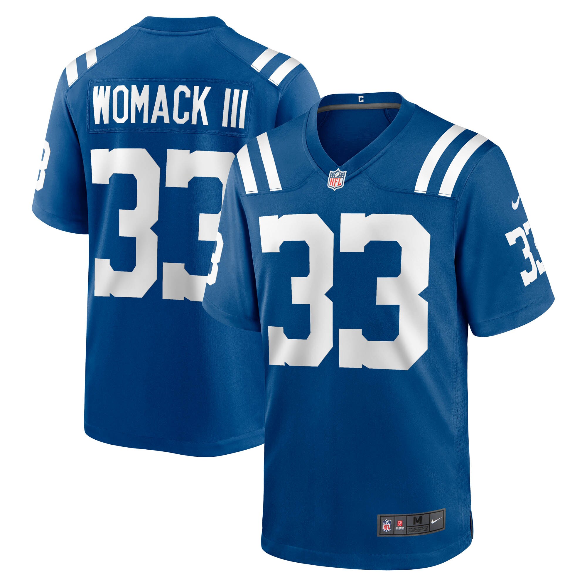 Men's Indianapolis Colts Samuel Womack III Royal Game Jersey JS9644 nicesnker