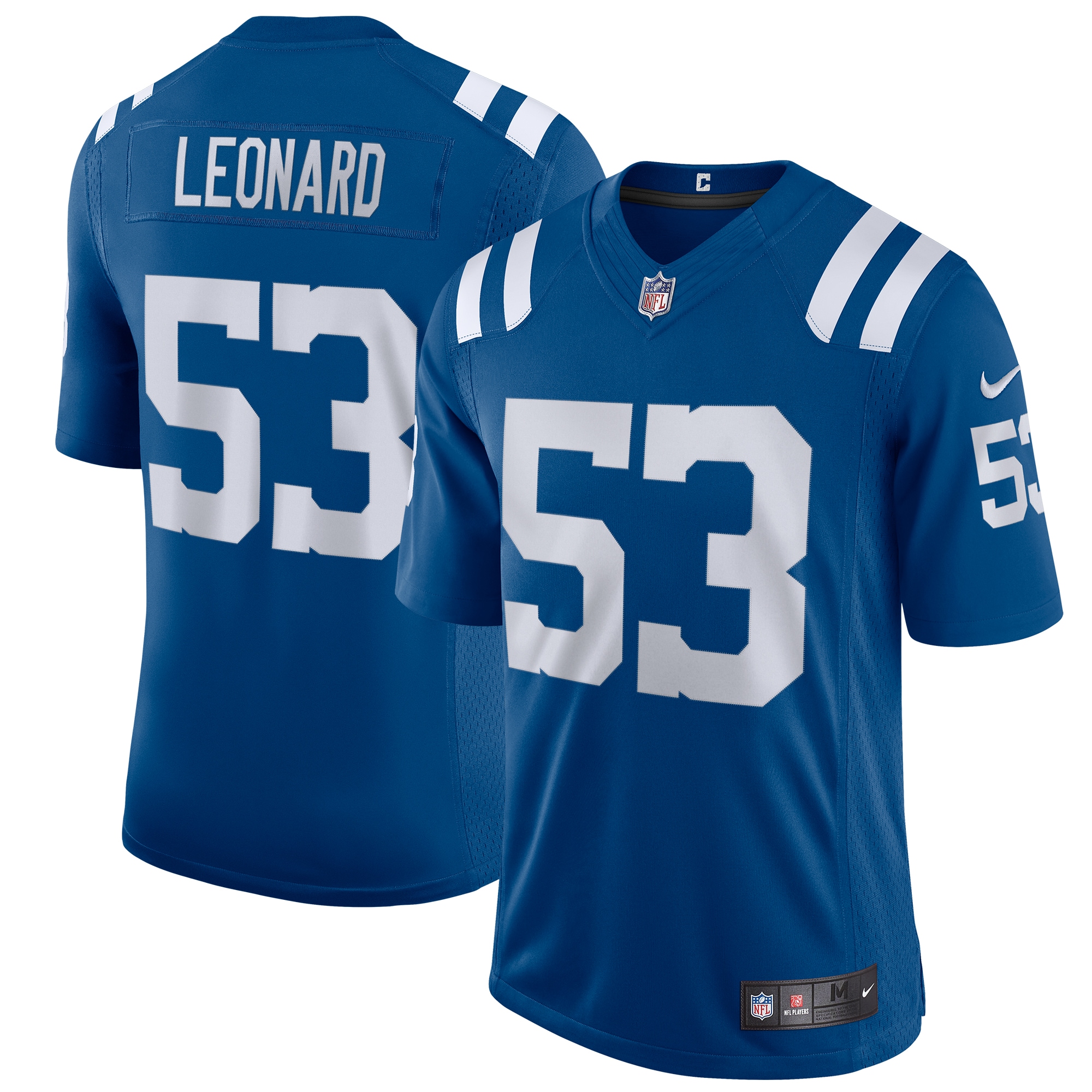 Men's Indianapolis Colts Shaquille Leonard Royal Vapor Limited Jersey JS7642 nicesnker