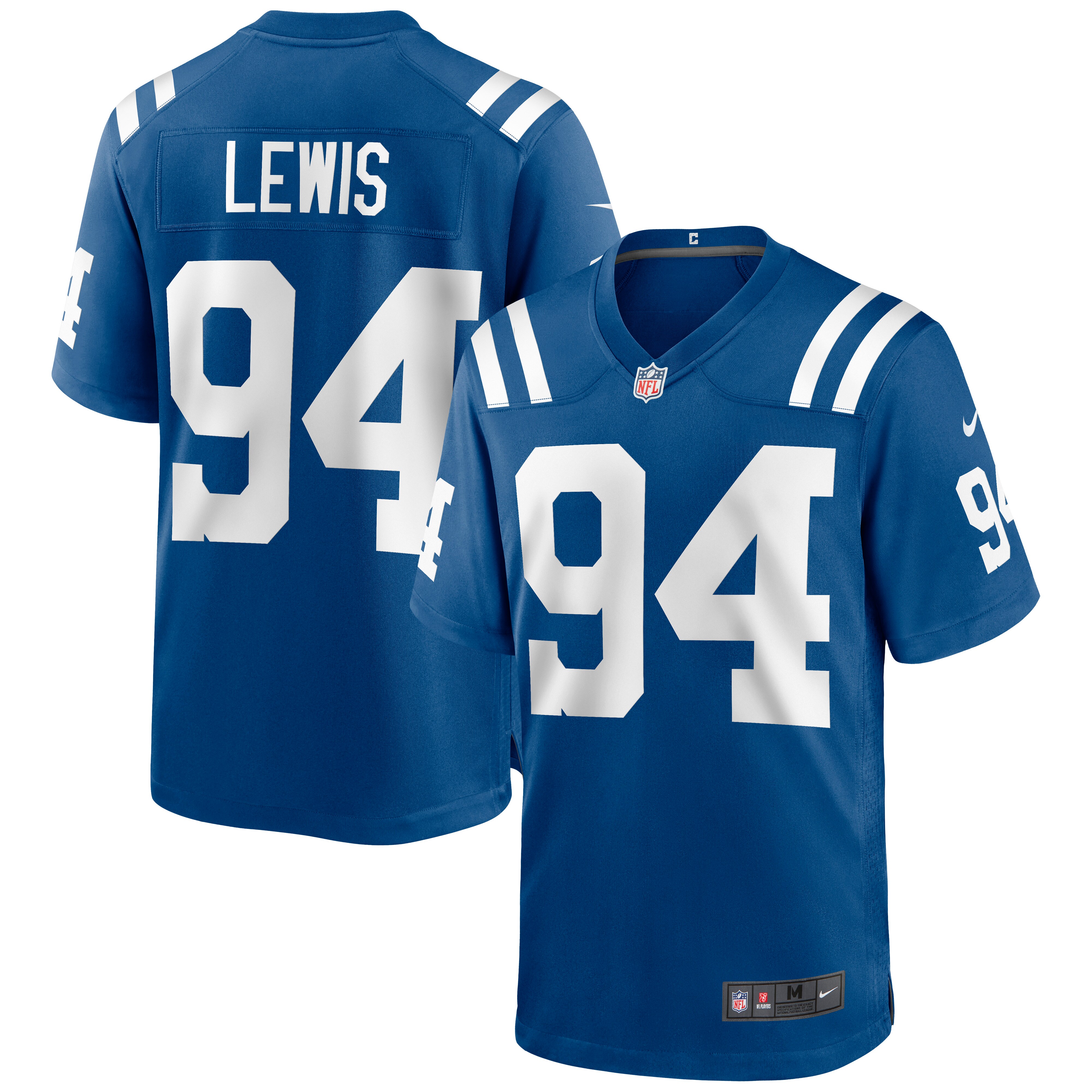 Men's Indianapolis Colts Tyquan Lewis Royal Game Jersey JS5300 nicesnker