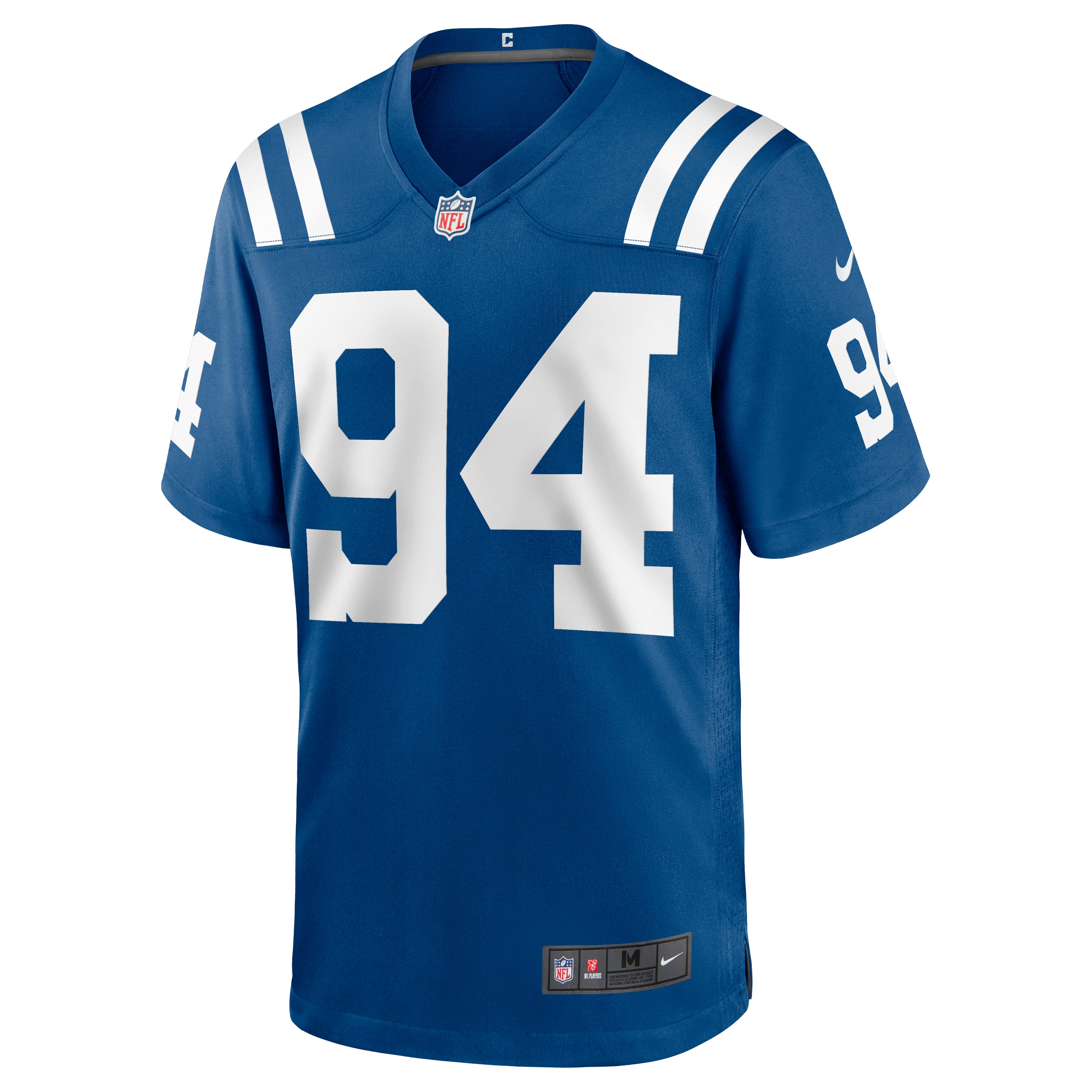Alternative view of Men's Indianapolis Colts Tyquan Lewis Royal Game Jersey JS5300 nicesnker