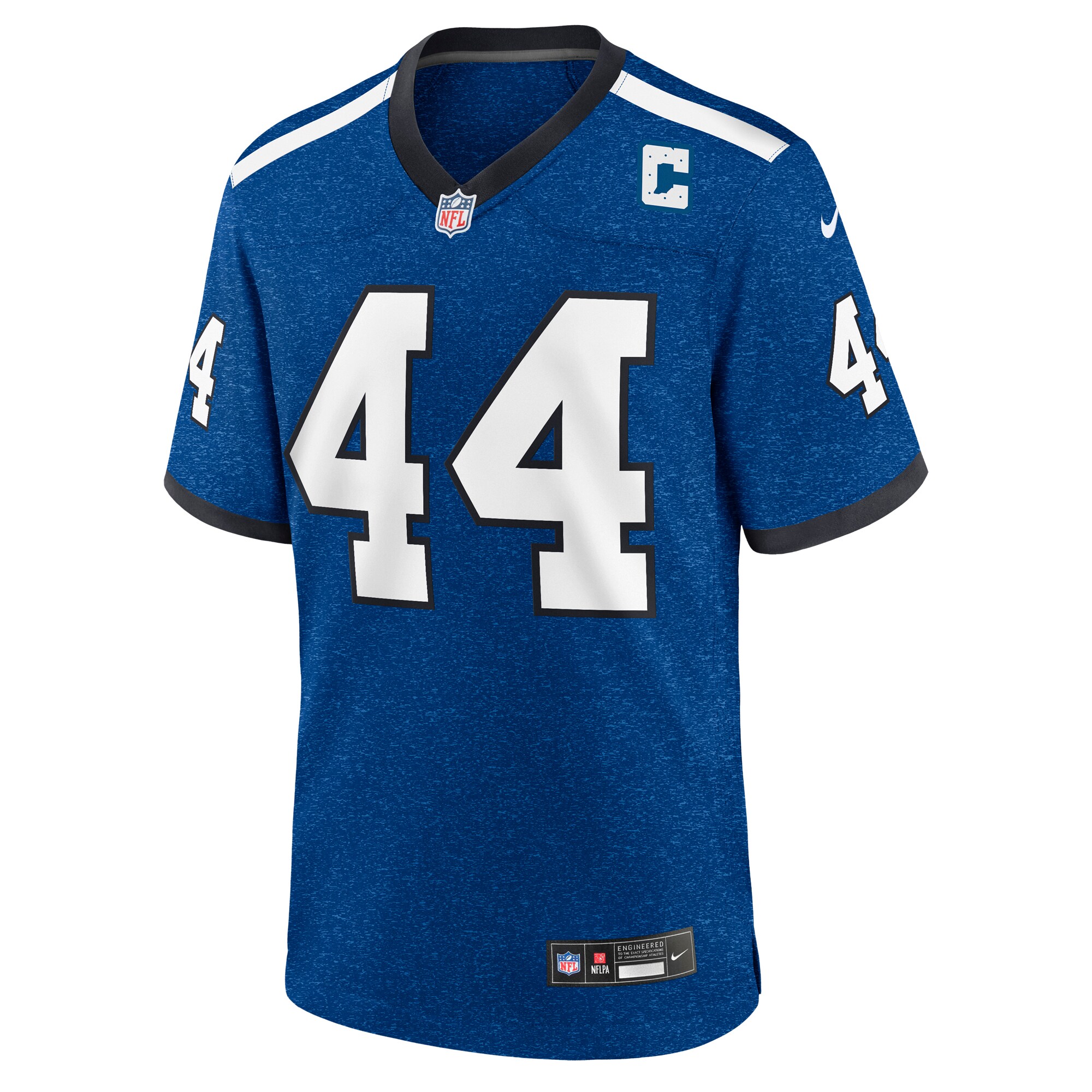 Alternative view of Men's Indianapolis Colts Zaire Franklin Royal Indiana Nights Alternate Game Jersey JS6178 nicesnker