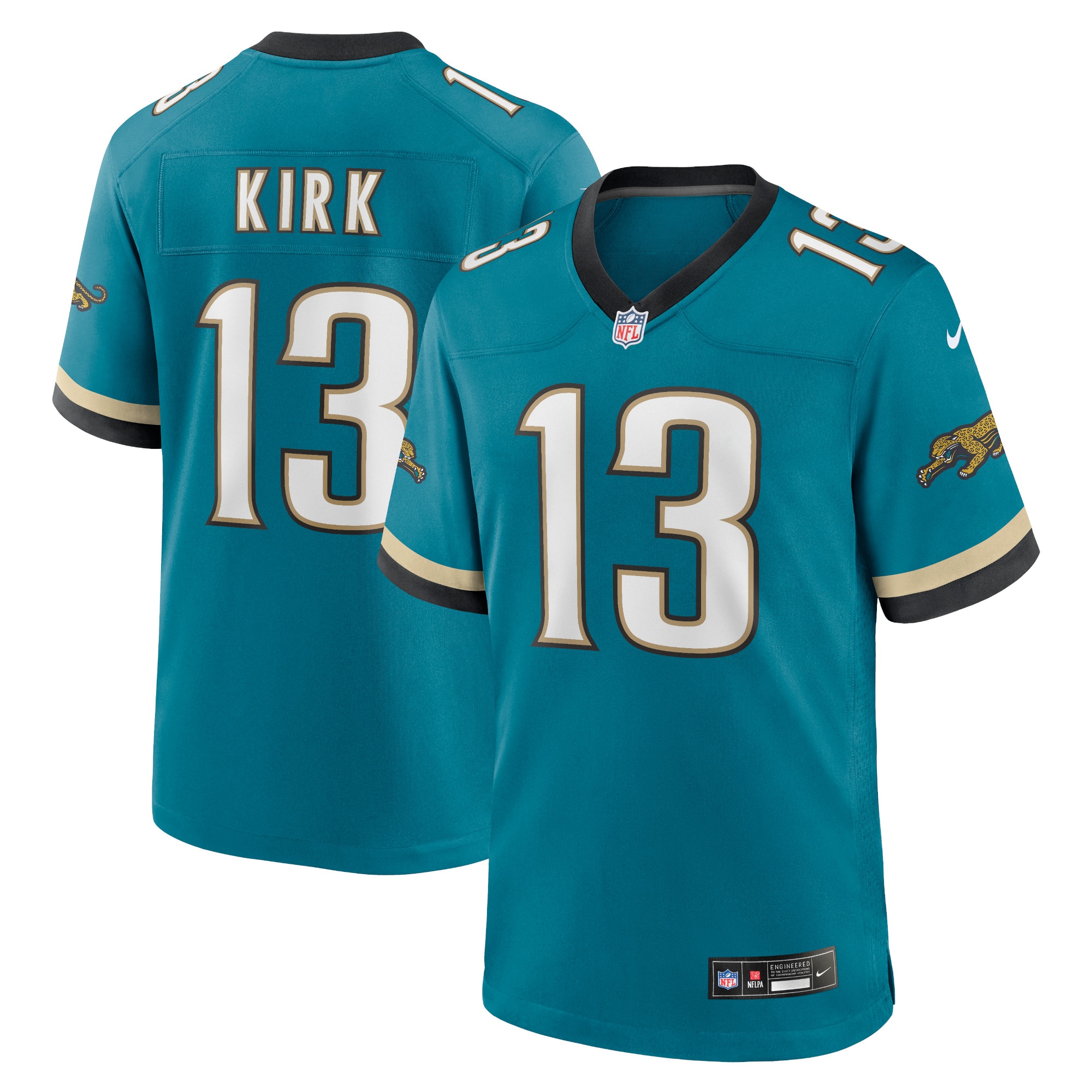 Men's Jacksonville Jaguars Christian Kirk Teal Prowler Throwback Player Game Jersey JS5368 nicesnker