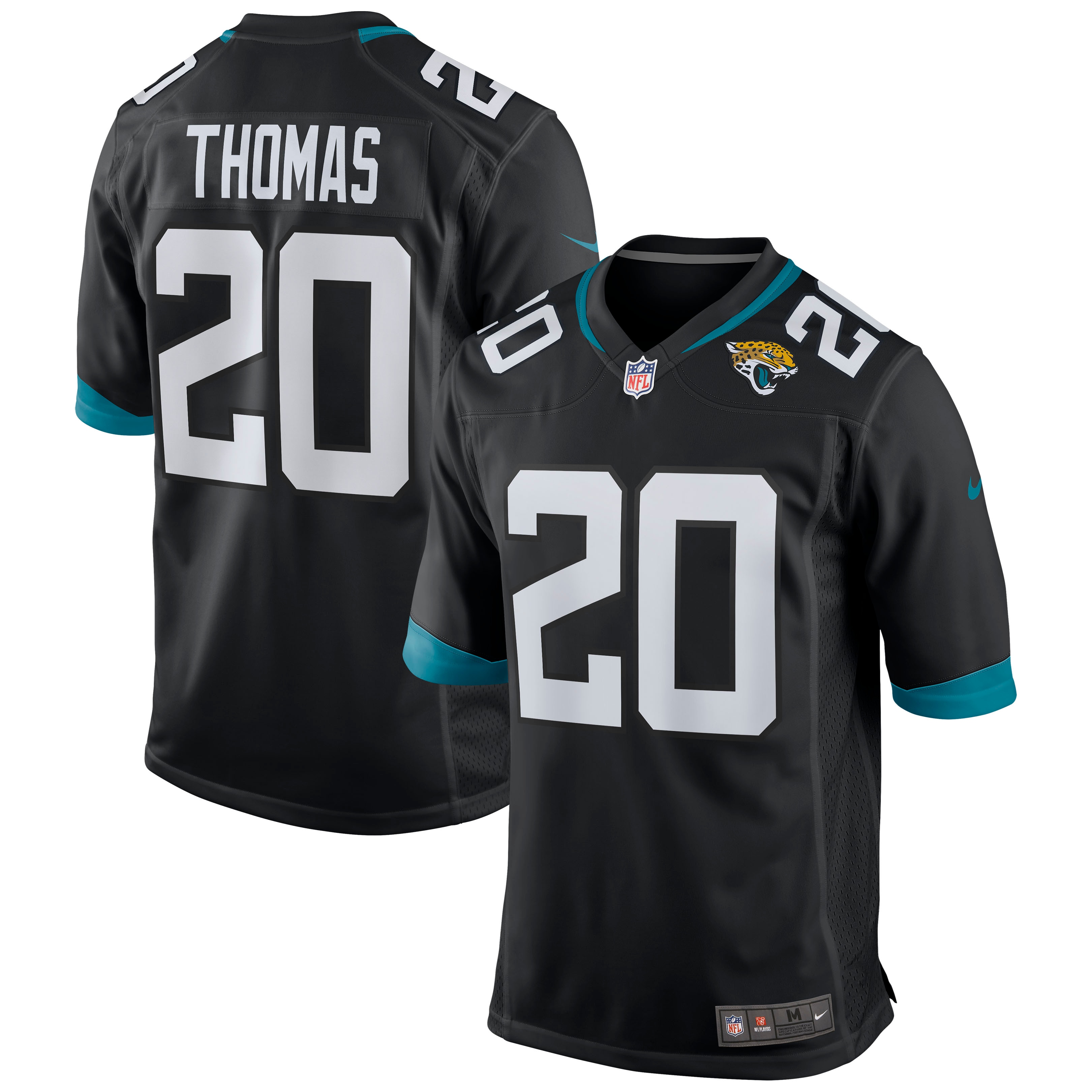 Men's Jacksonville Jaguars Daniel Thomas Black Game Jersey JS4578 nicesnker