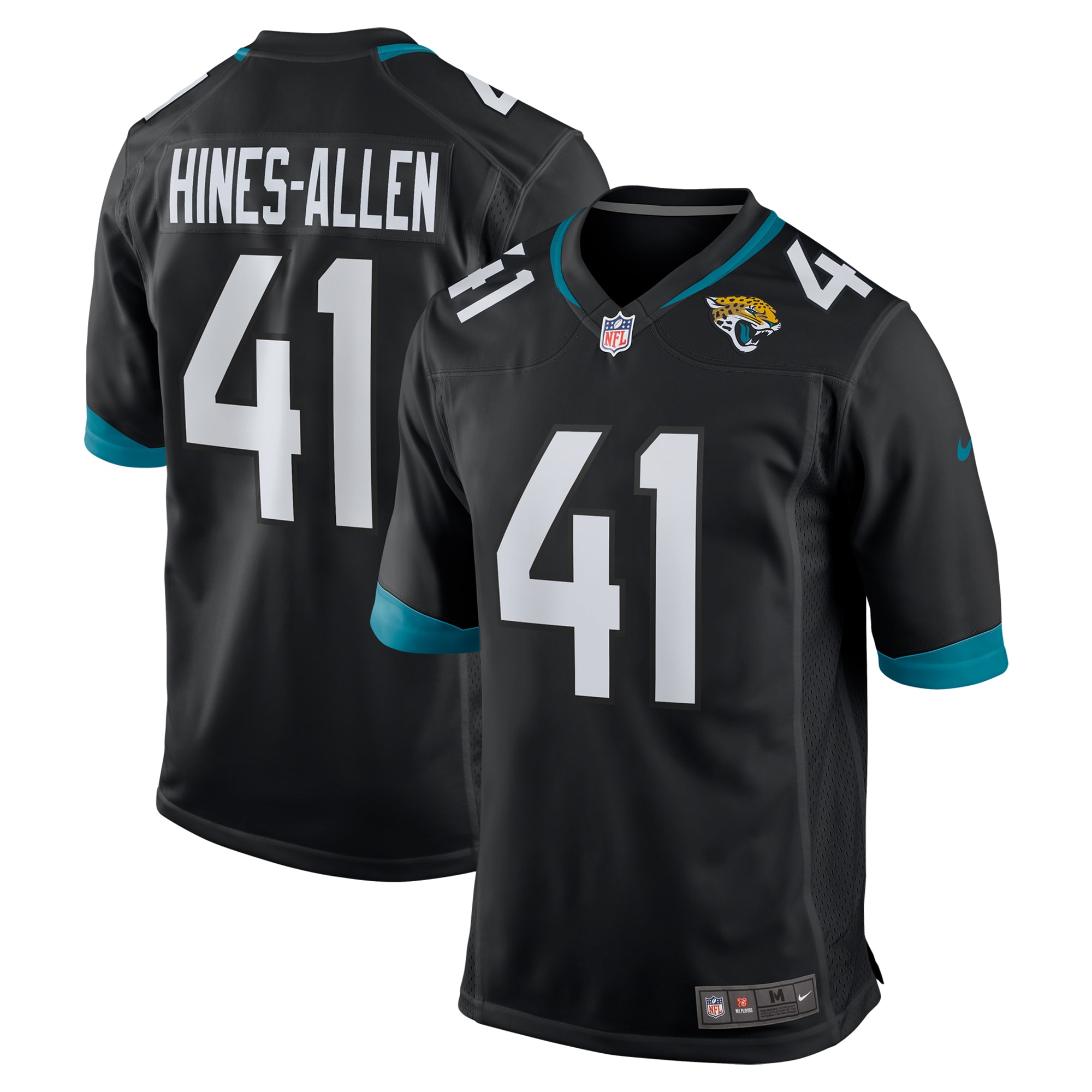 Men's Jacksonville Jaguars Josh Hines-Allen Black Alternate Player Game Jersey JS7596 nicesnker
