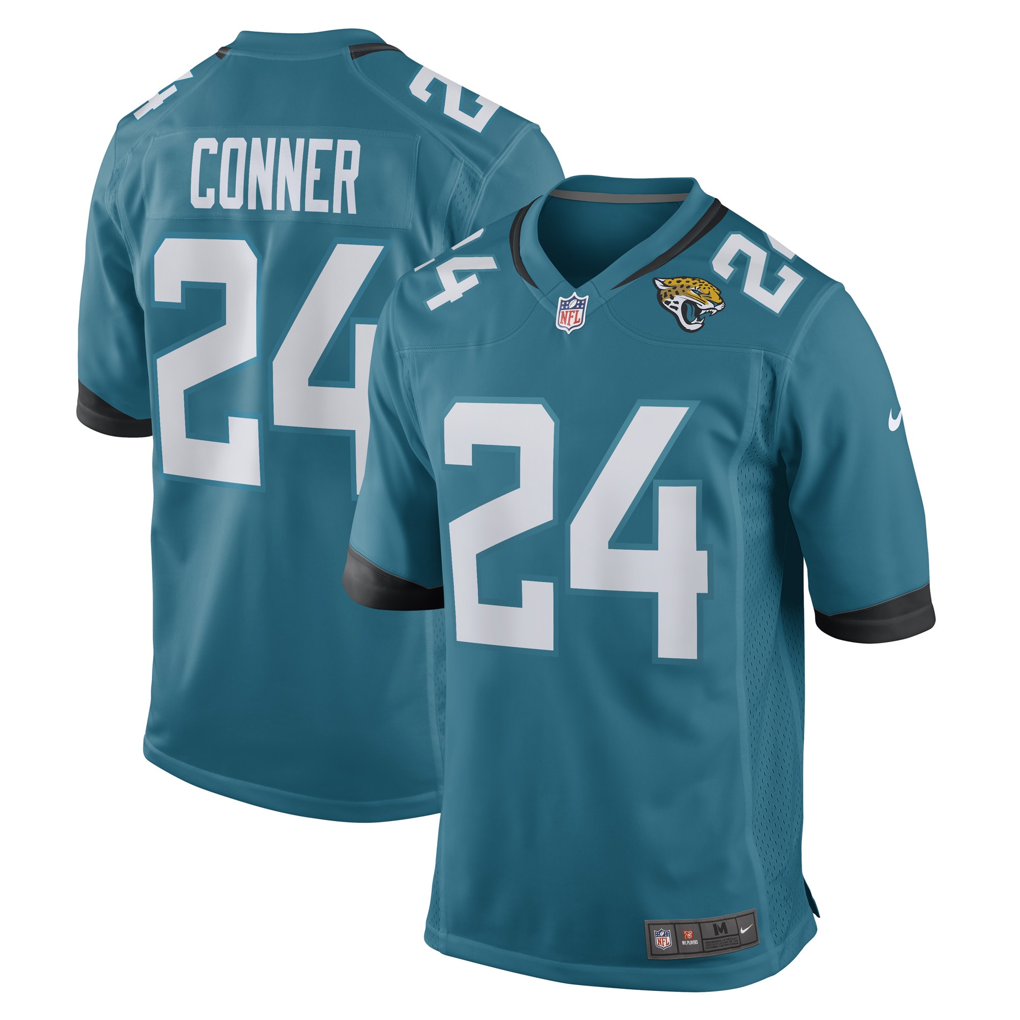 Men's Jacksonville Jaguars Snoop Conner Teal Game Player Jersey JS8816 nicesnker