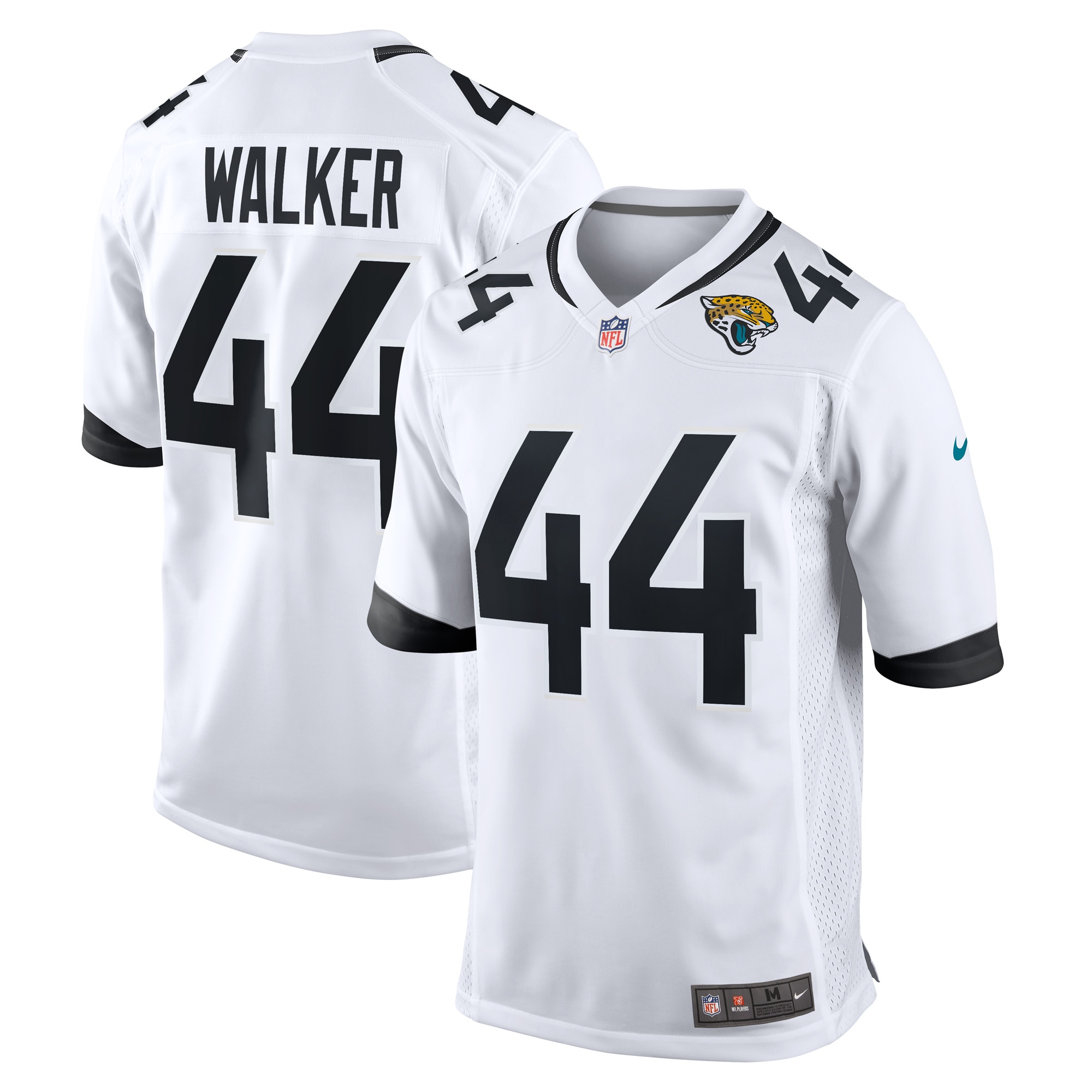 Men's Jacksonville Jaguars Travon Walker White Player Game Jersey JS1766 nicesnker