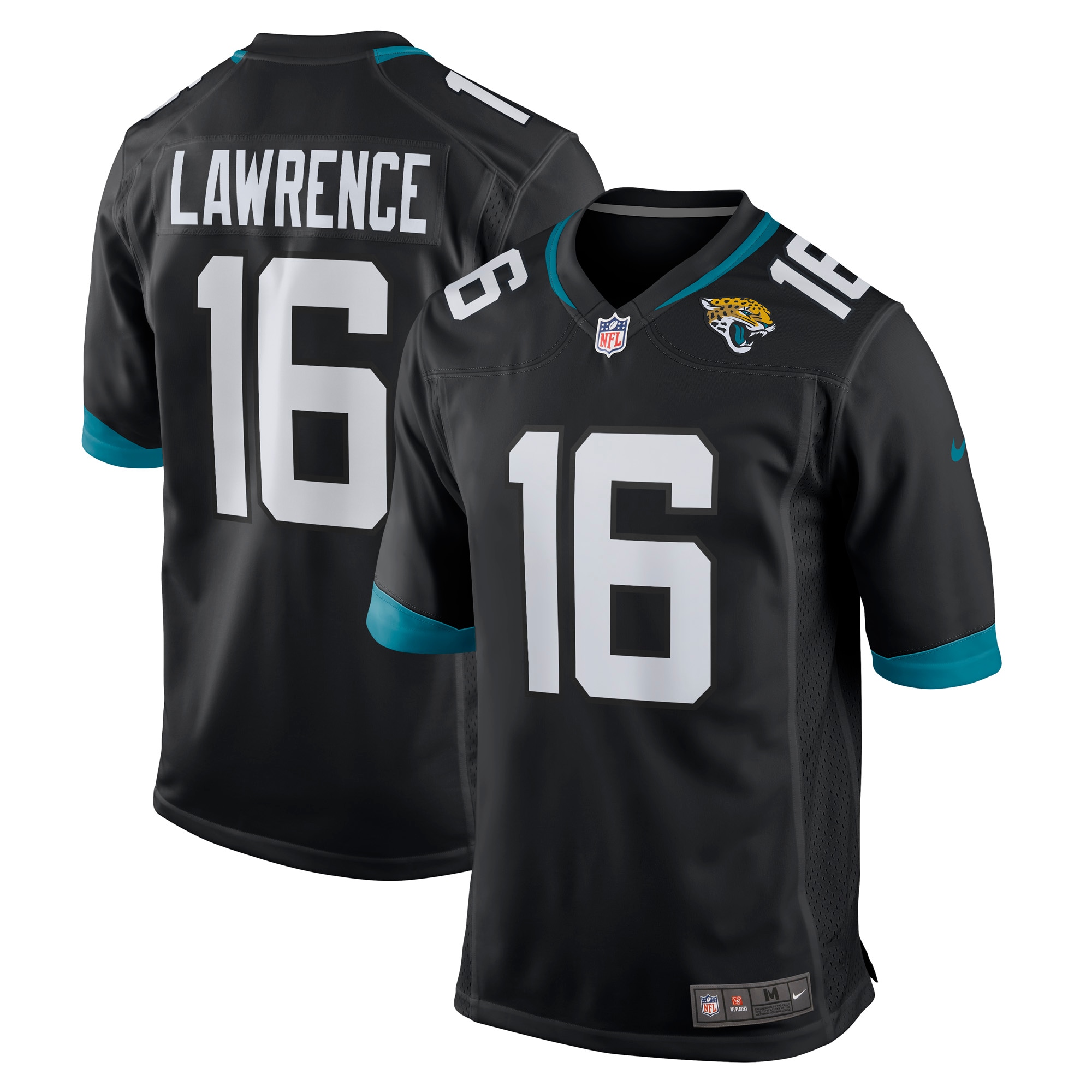 Men's Jacksonville Jaguars Trevor Lawrence Black Alternate Player Game Jersey JS7119 nicesnker