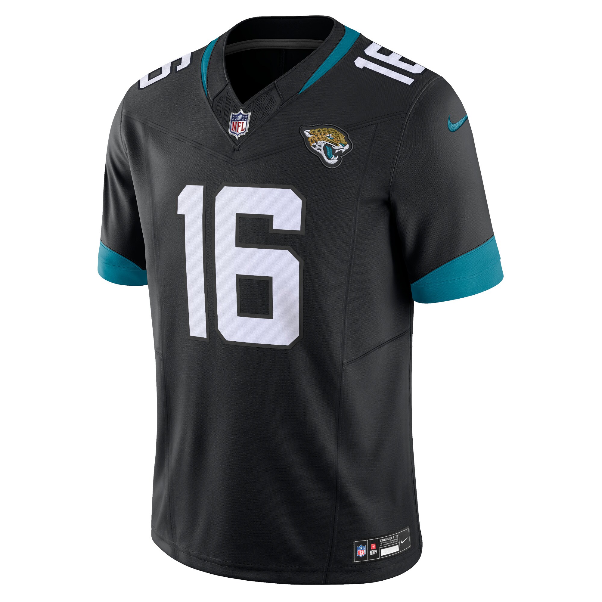 Alternative view of Men's Jacksonville Jaguars Trevor Lawrence Black Vapor F.U.S.E. Limited Jersey JS1817 nicesnker