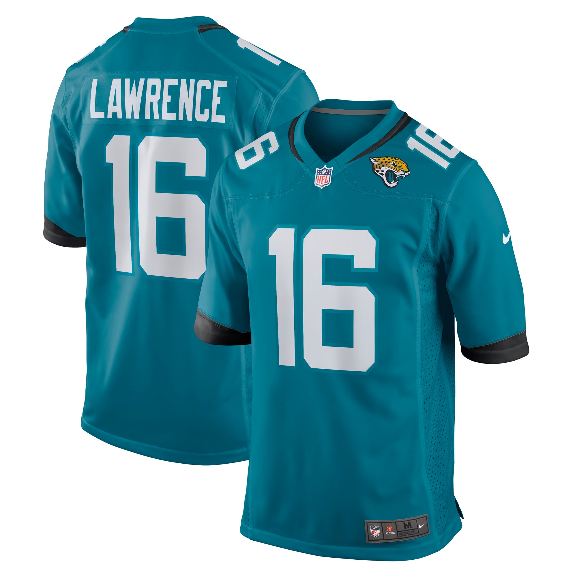 Men's Jacksonville Jaguars Trevor Lawrence Teal Game Jersey JS6237 nicesnker