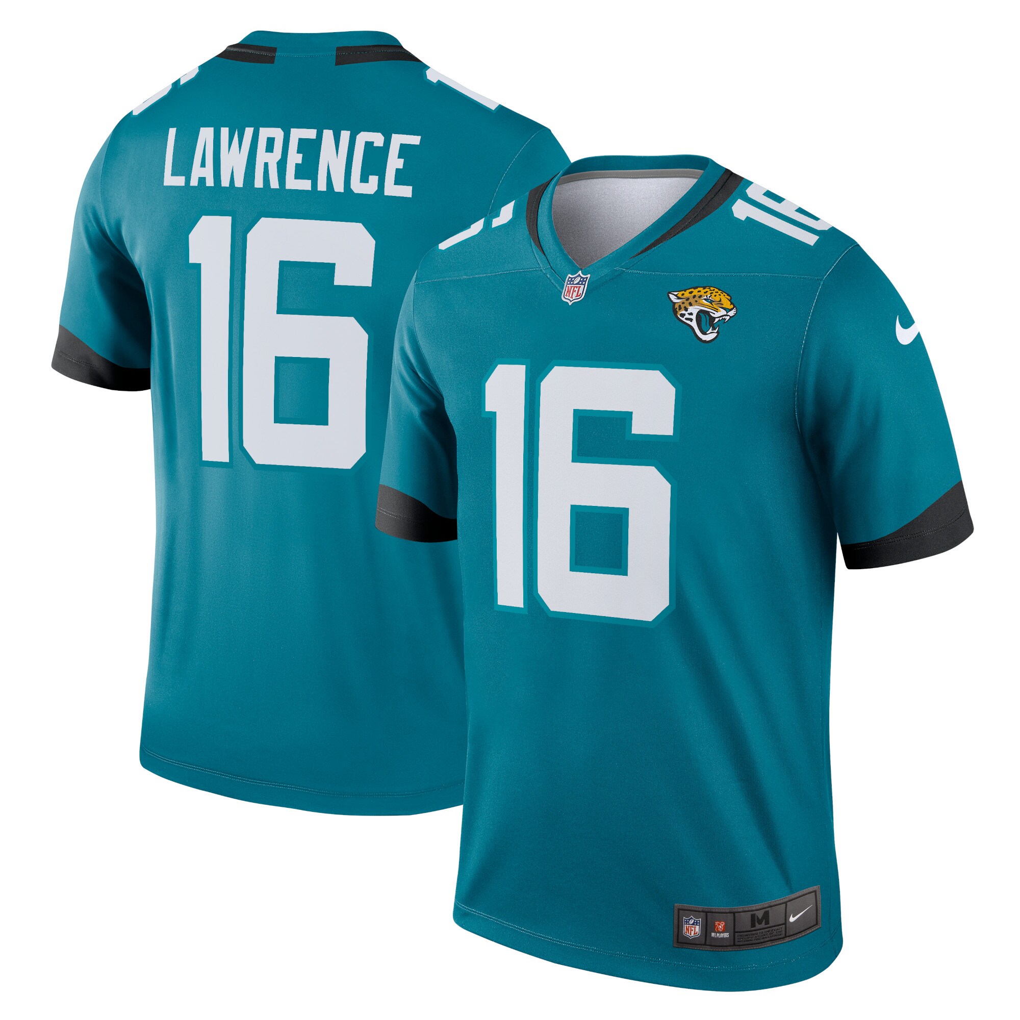 Men's Jacksonville Jaguars Trevor Lawrence Teal Team Legend Player Performance Top JS5659 nicesnker
