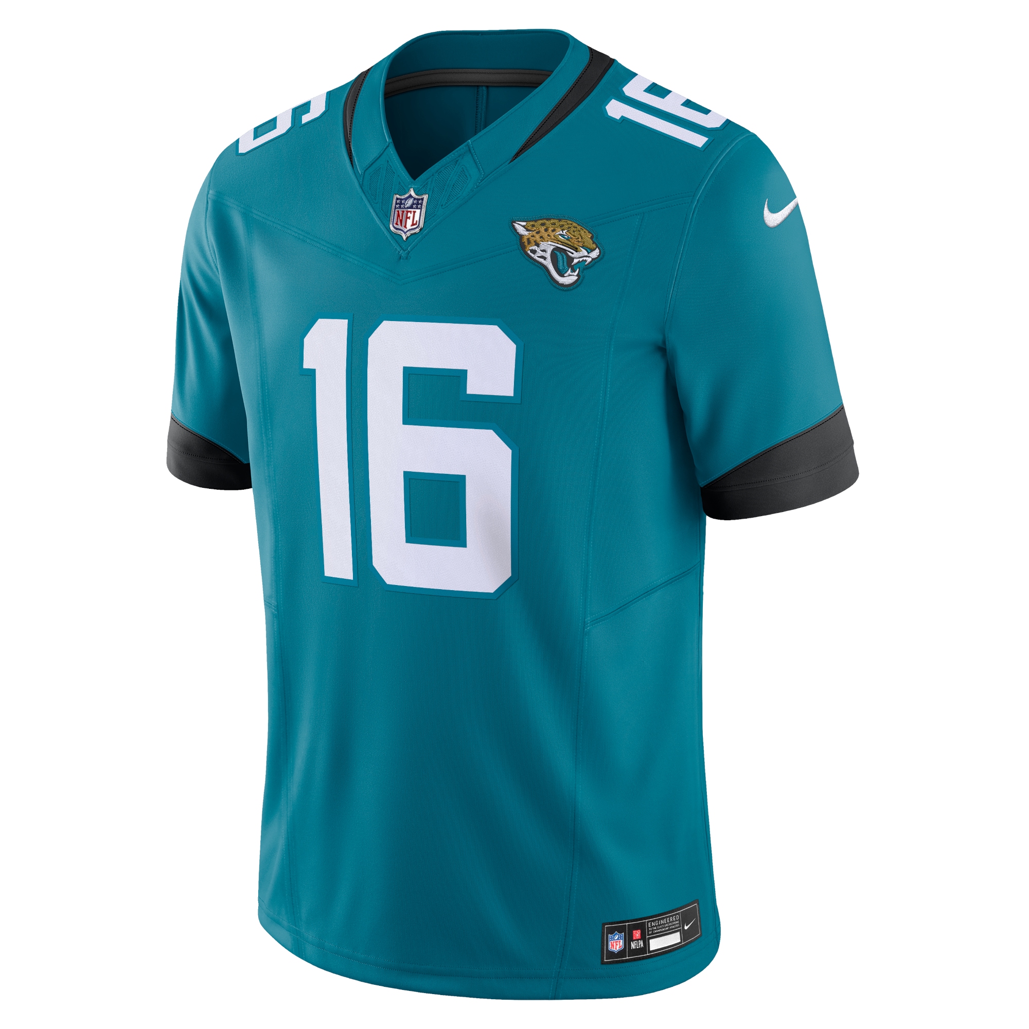 Alternative view of Men's Jacksonville Jaguars Trevor Lawrence Teal Vapor F.U.S.E. Limited Jersey JS1537 nicesnker