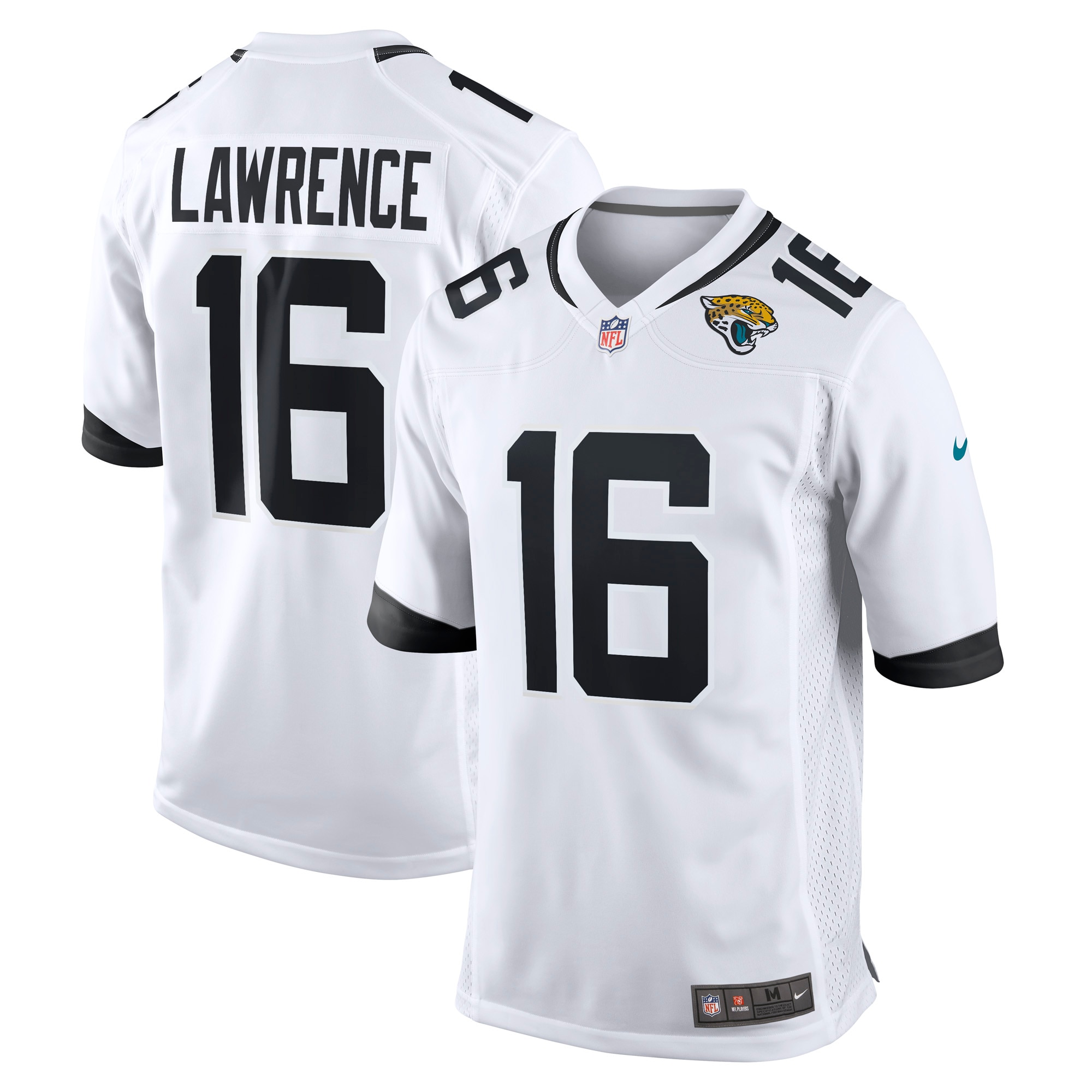 Men's Jacksonville Jaguars Trevor Lawrence White Game Jersey JS5782 nicesnker