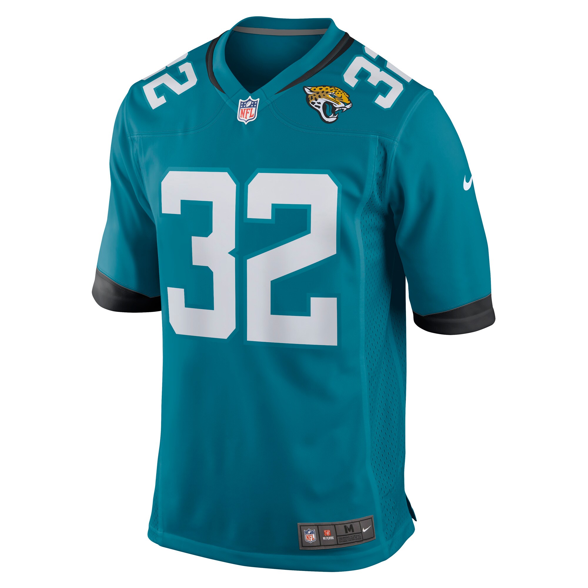 Alternative view of Men's Jacksonville Jaguars Tyson Campbell Teal Game Jersey JS9531 nicesnker
