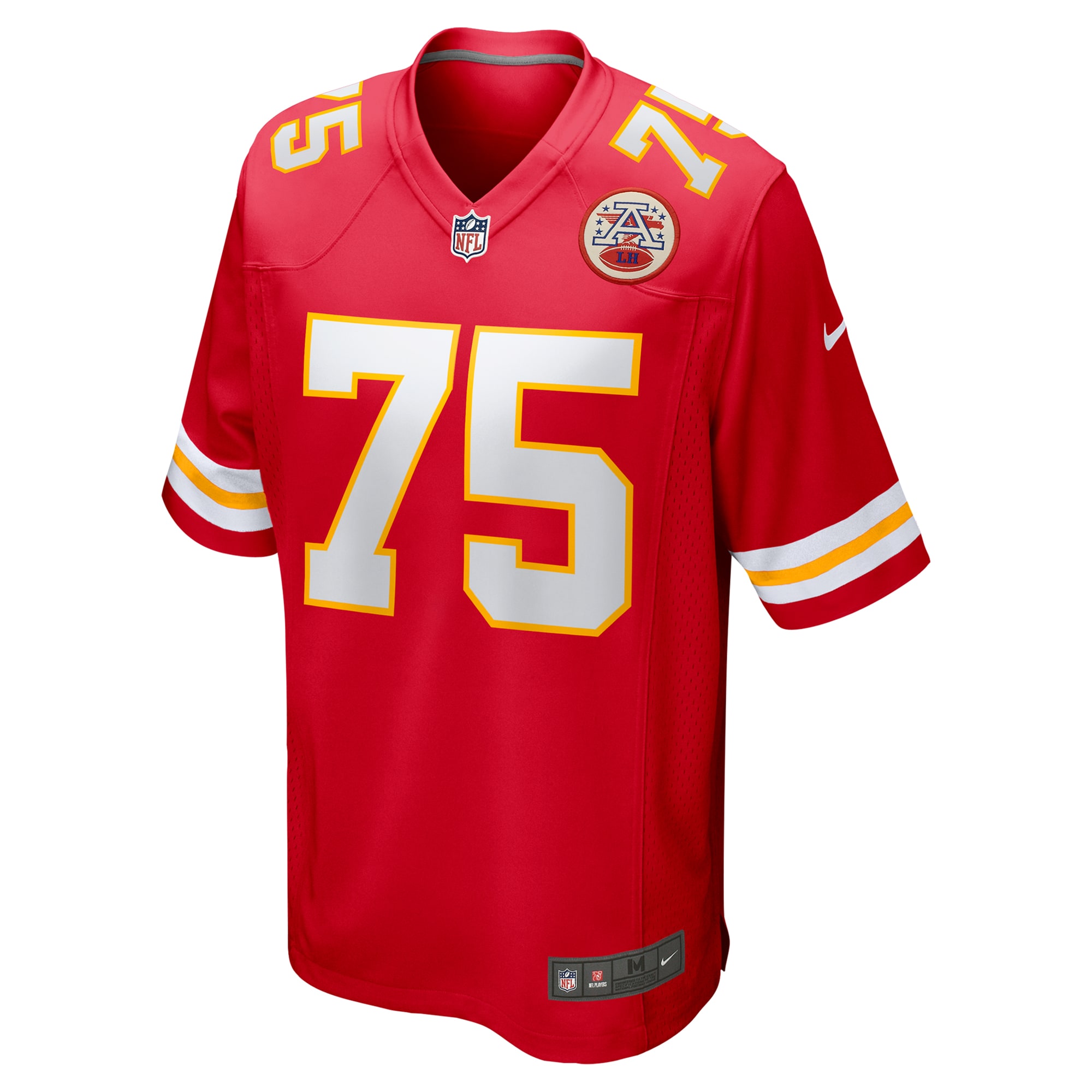 Alternative view of Men's Kansas City Chiefs Ethan Driskell Red Game Jersey JS8165 nicesnker