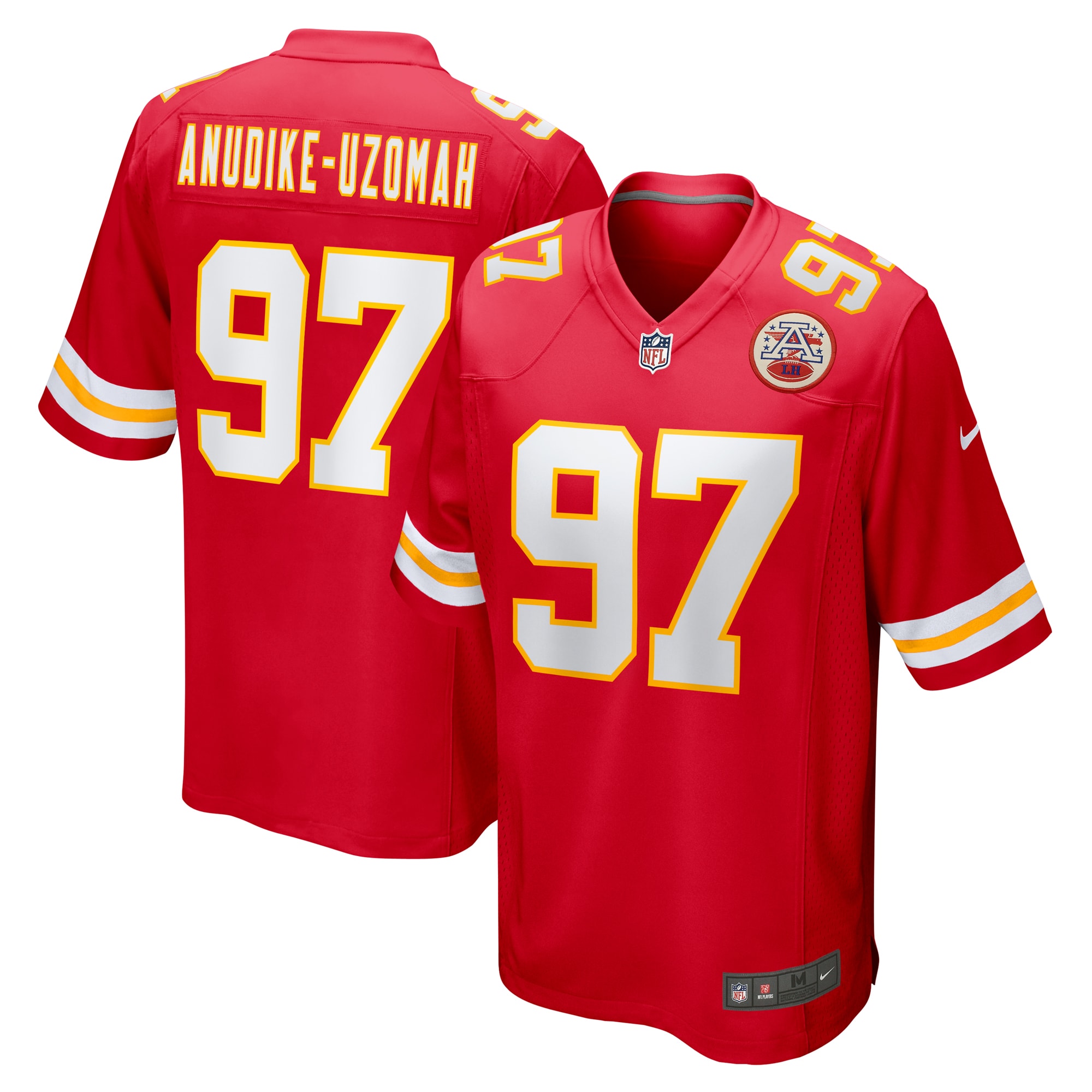 Men's Kansas City Chiefs Felix Anudike-Uzomah Red Game Jersey JS8771 nicesnker