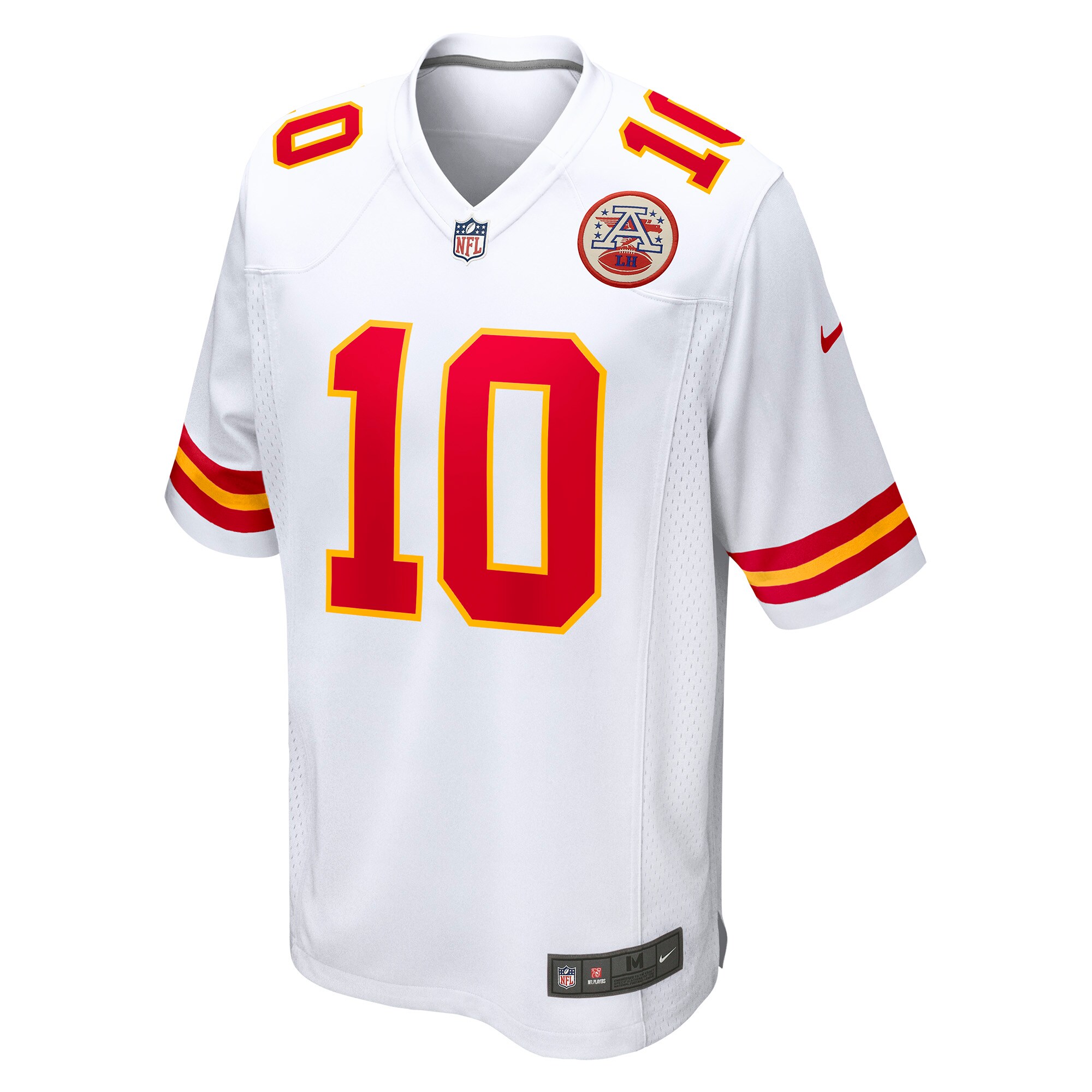 Alternative view of Men's Kansas City Chiefs Isiah Pacheco White Away Game Player Jersey JS3685 nicesnker