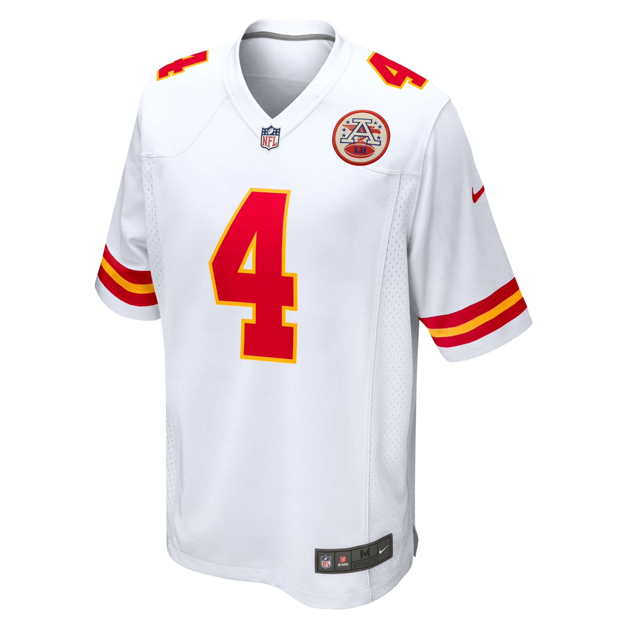 Alternative view of Men's Kansas City Chiefs Rashee Rice White Game Jersey JS8092 nicesnker