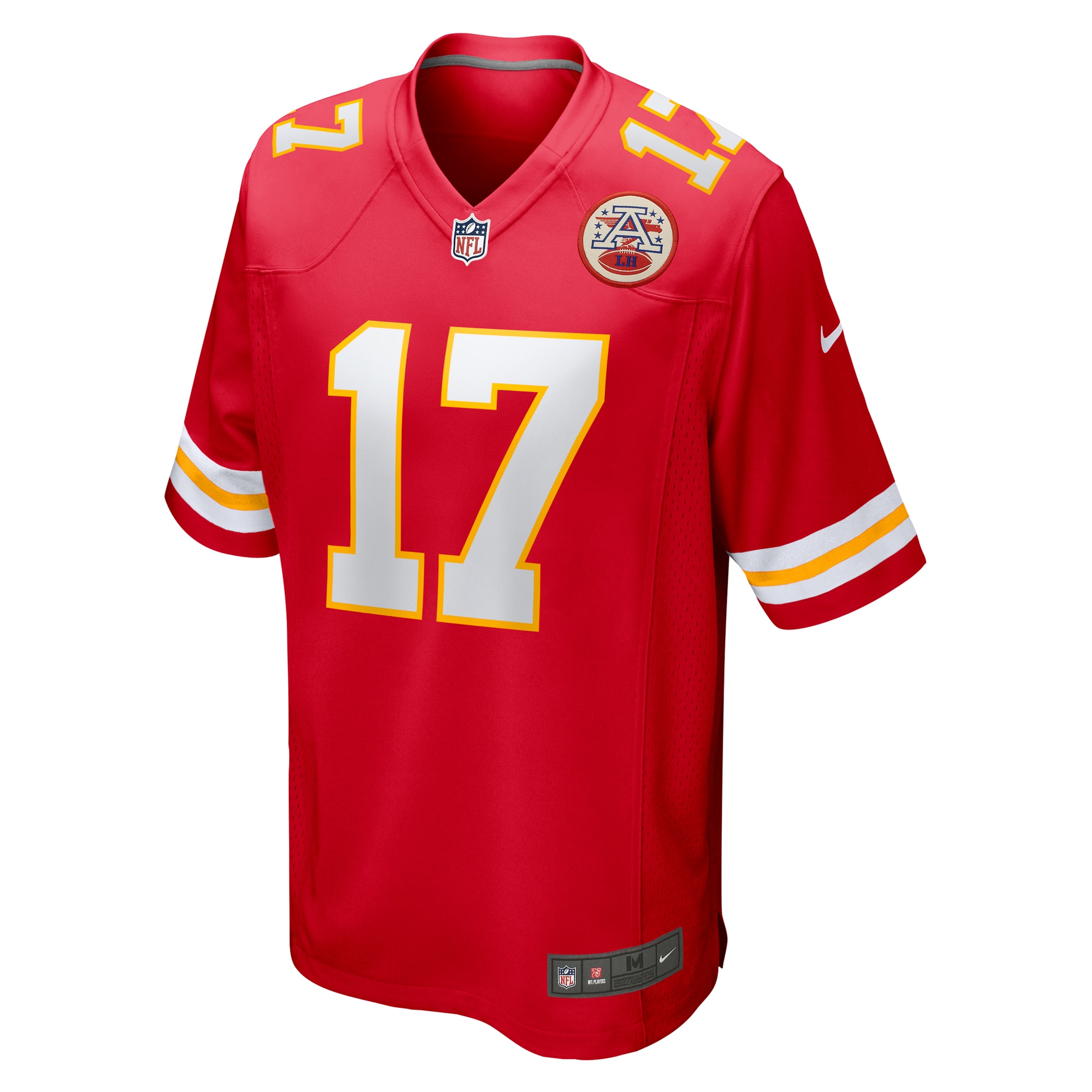 Alternative view of Men's Kansas City Chiefs Richie James Red Game Jersey JS1533 nicesnker