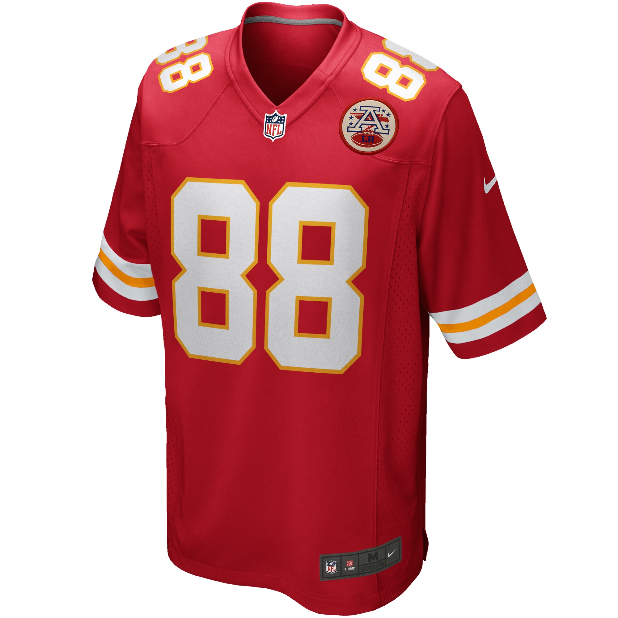 Alternative view of Men's Kansas City Chiefs Tony Gonzalez Red Game Retired Player Jersey JS2935 nicesnker