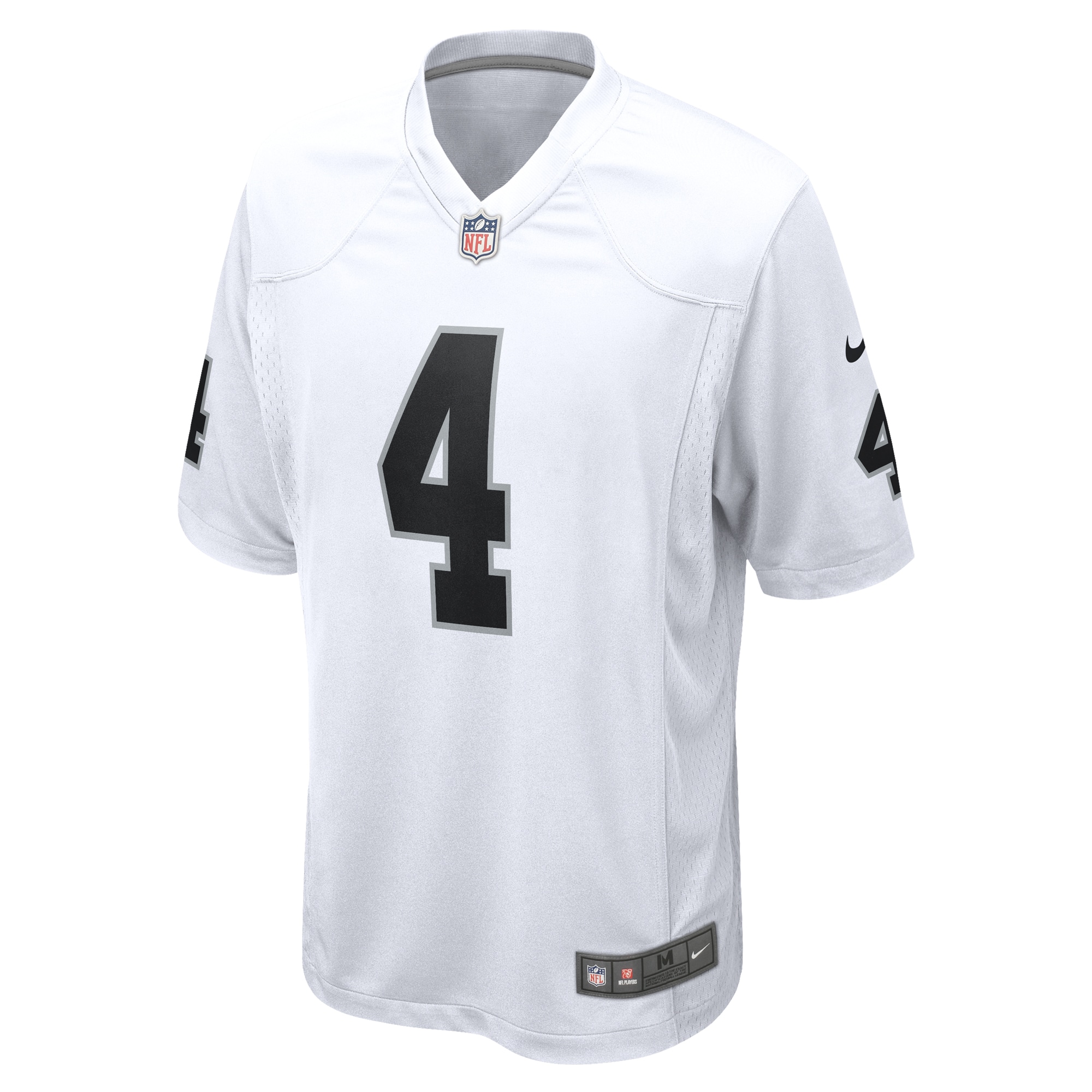 Alternative view of Men's Las Vegas Raiders Aidan O'Connell White Game Jersey JS6700 nicesnker