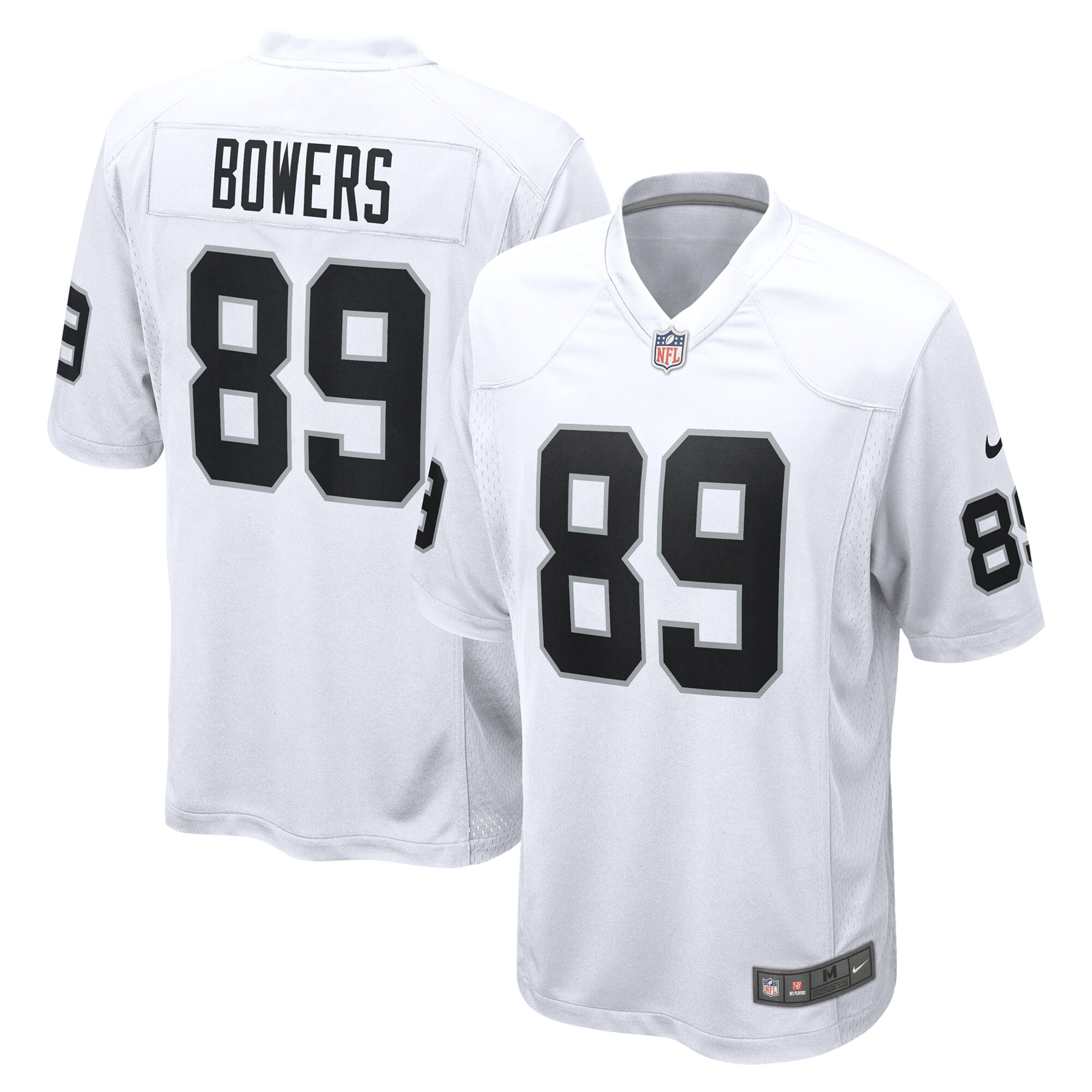 Men's Las Vegas Raiders Brock Bowers White Game Jersey JS3222 nicesnker