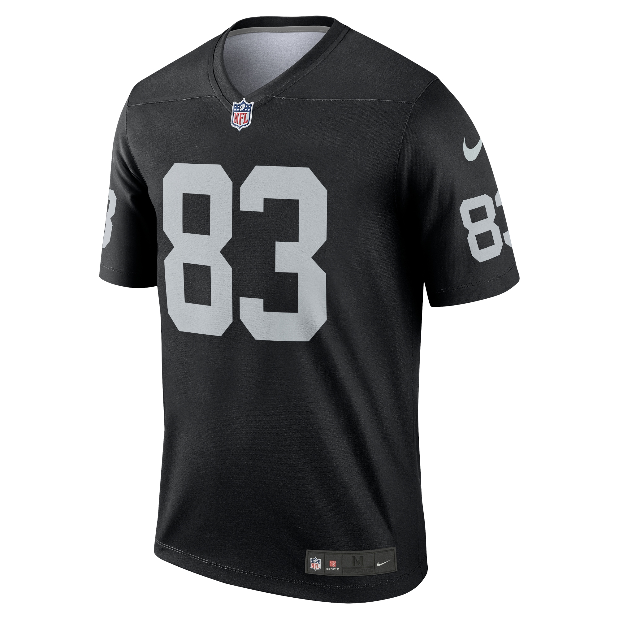 Alternative view of Men's Las Vegas Raiders Darren Waller Black Team Legend Player Performance Top JS2726 nicesnker