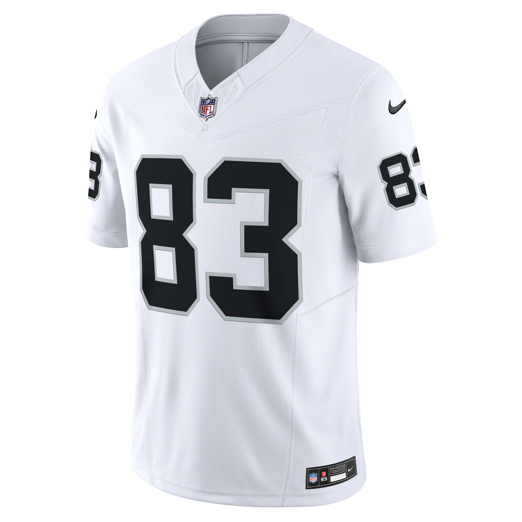 Alternative view of Men's Las Vegas Raiders Darren Waller White Vapor F.U.S.E. Limited Jersey JS9886 nicesnker