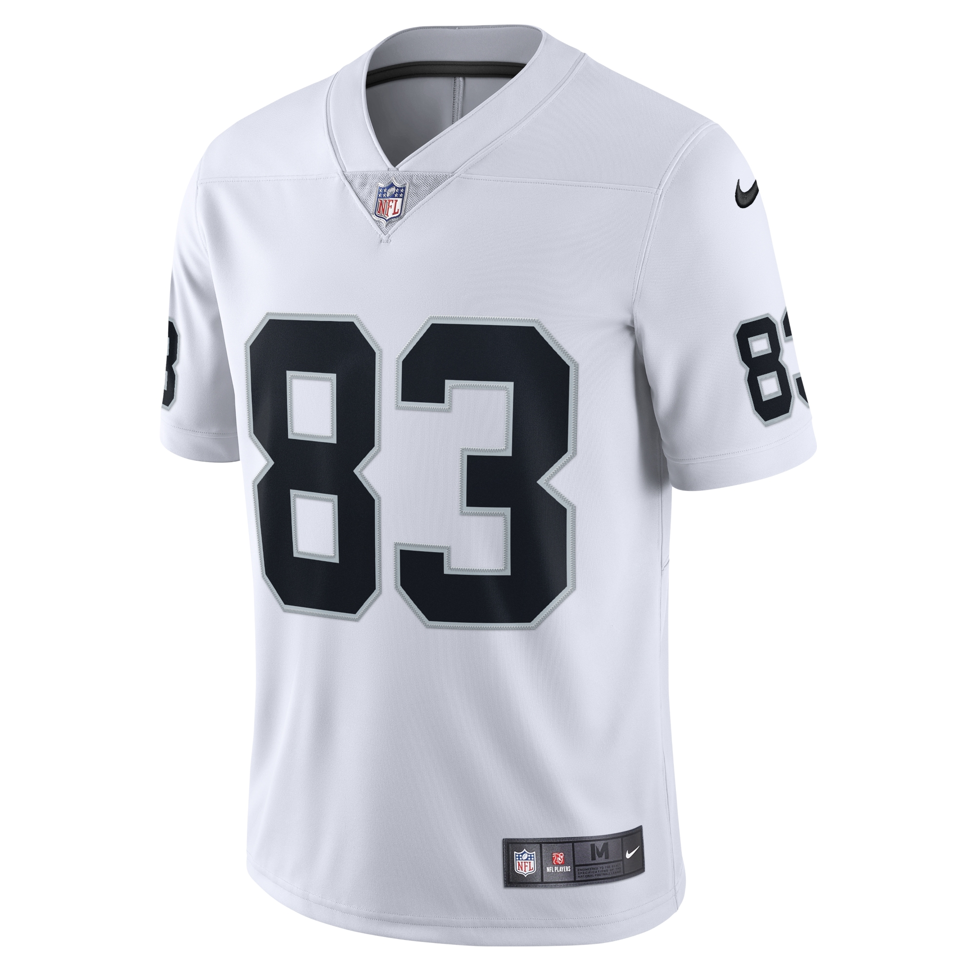 Alternative view of Men's Las Vegas Raiders Darren Waller White Vapor Limited Jersey JS5848 nicesnker