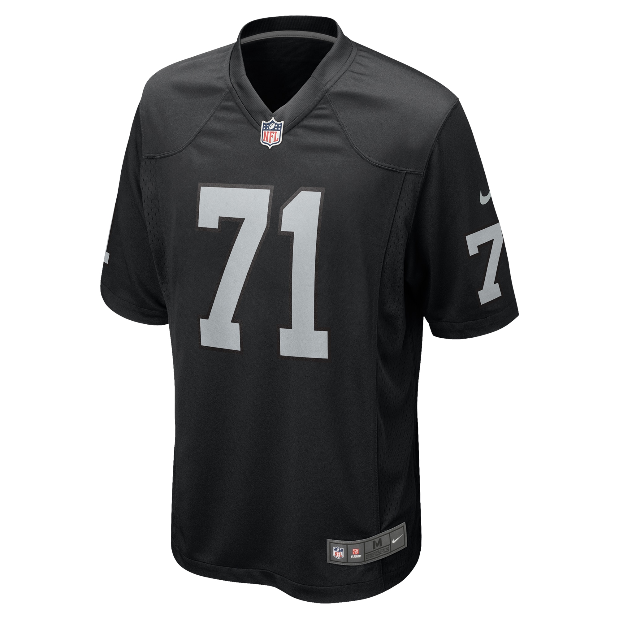 Alternative view of Men's Las Vegas Raiders DJ Glaze Black Team Game Jersey JS5042 nicesnker