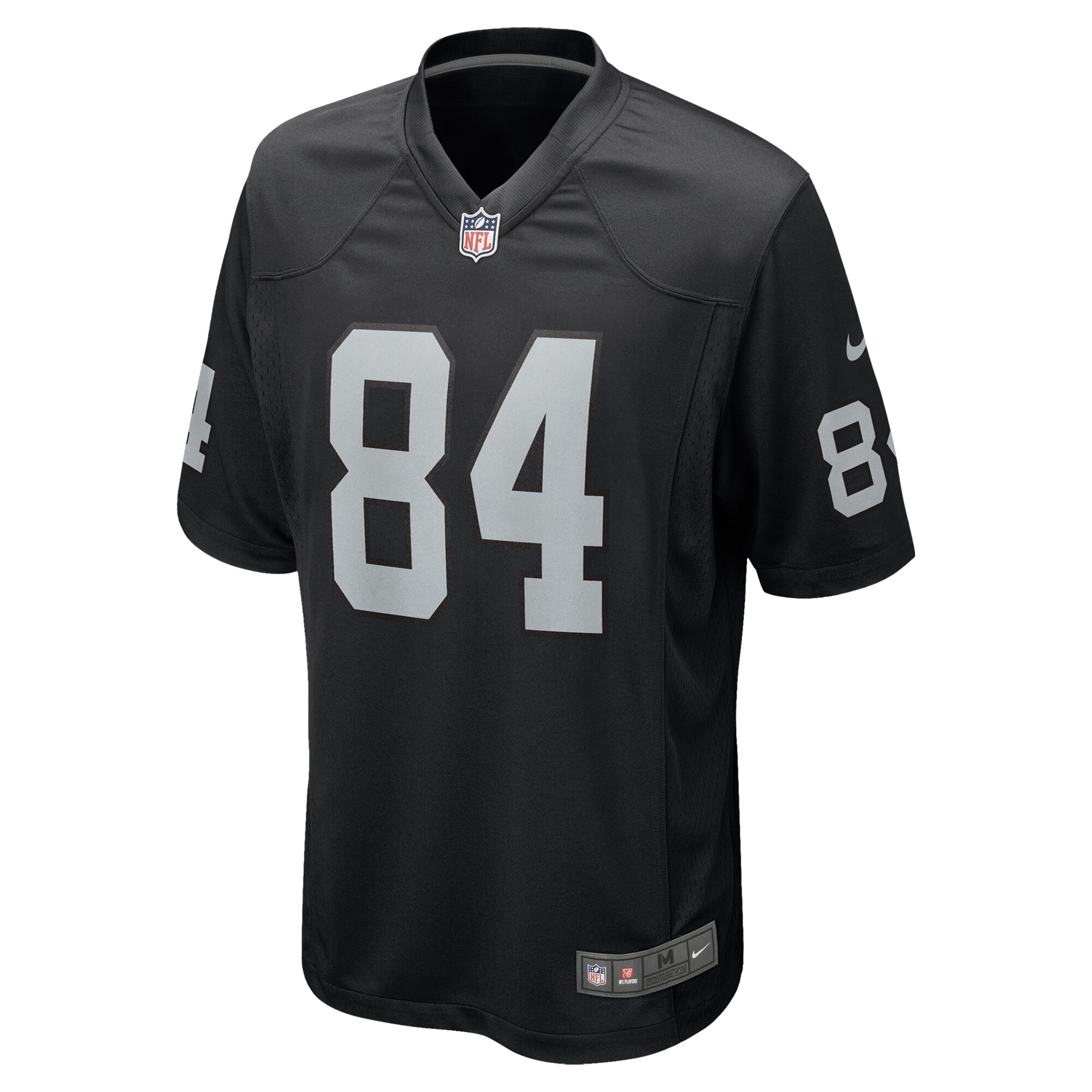 Alternative view of Men's Las Vegas Raiders Harrison Bryant Black Team Game Jersey JS7118 nicesnker